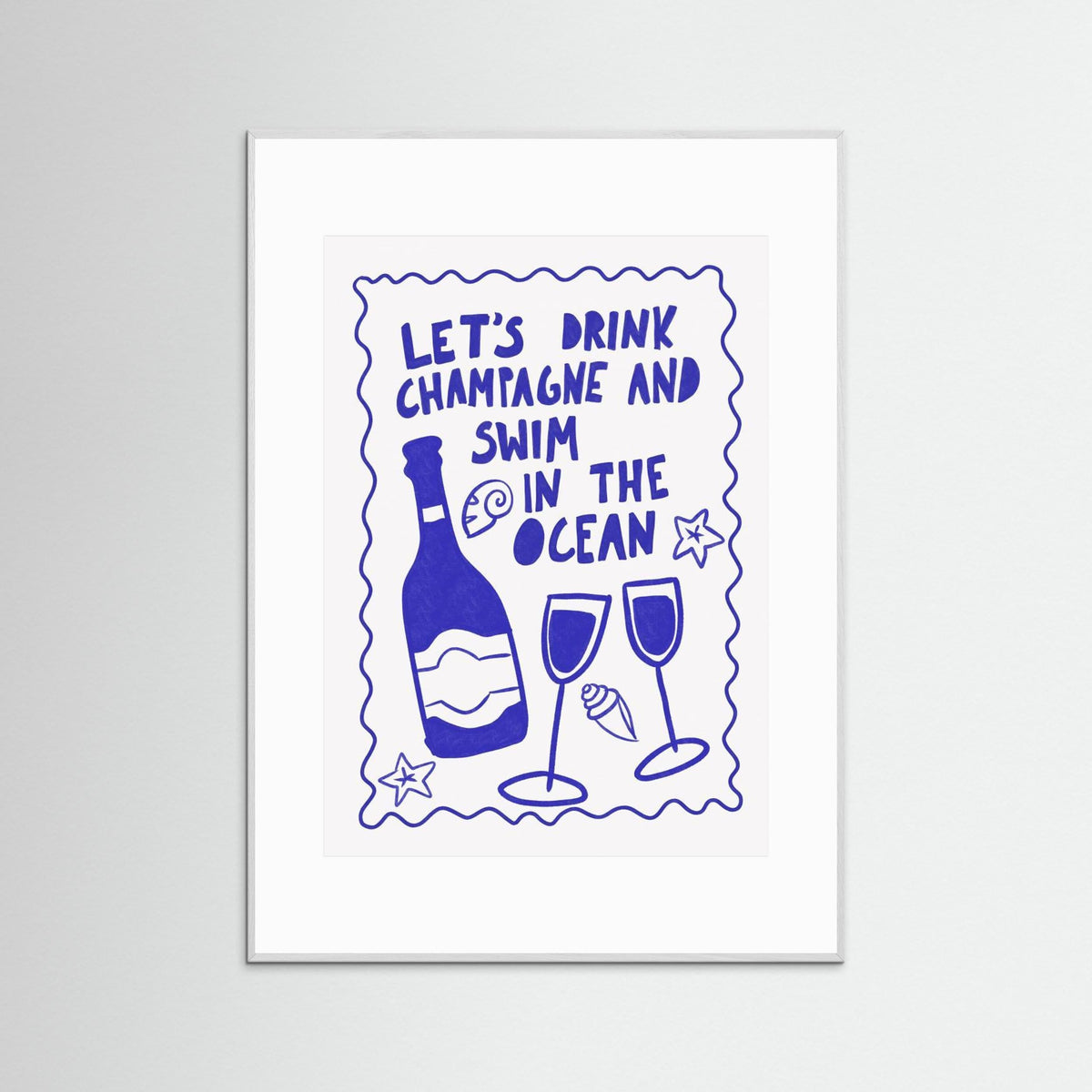 Champagne by the ocean by Athene Fritsch