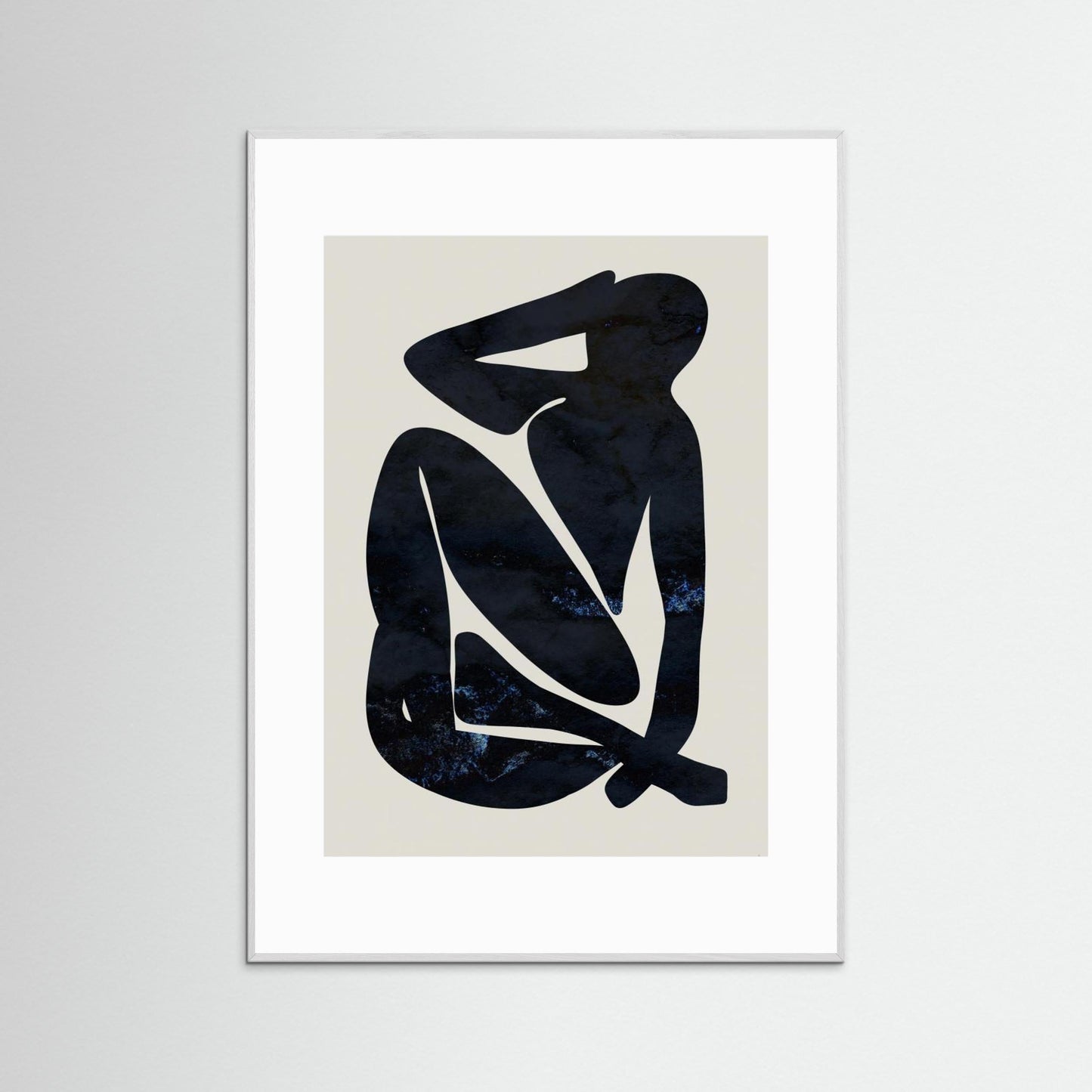 Dark Blue Woman by Anne Marie Volfova