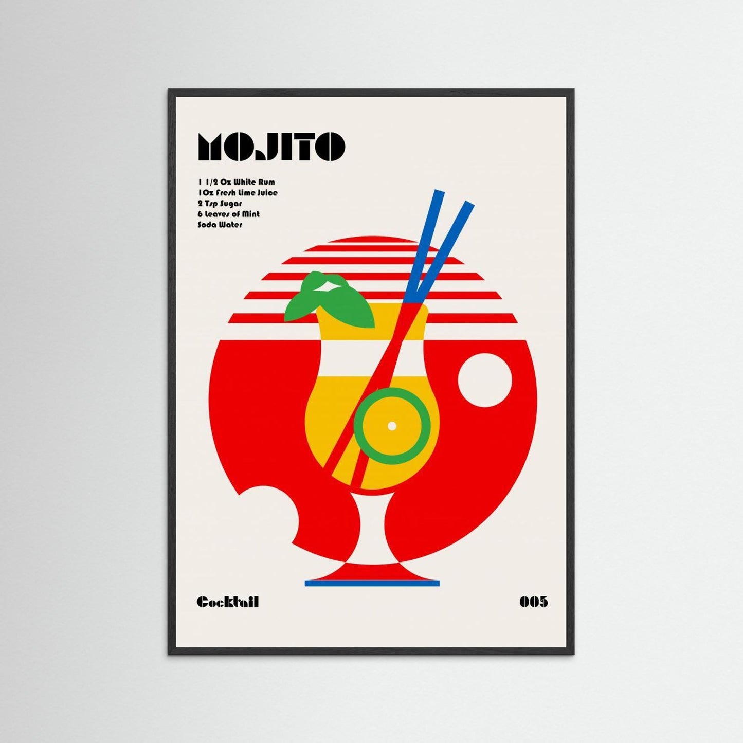 Mojito Bauhaus Cocktail by Retrodrome