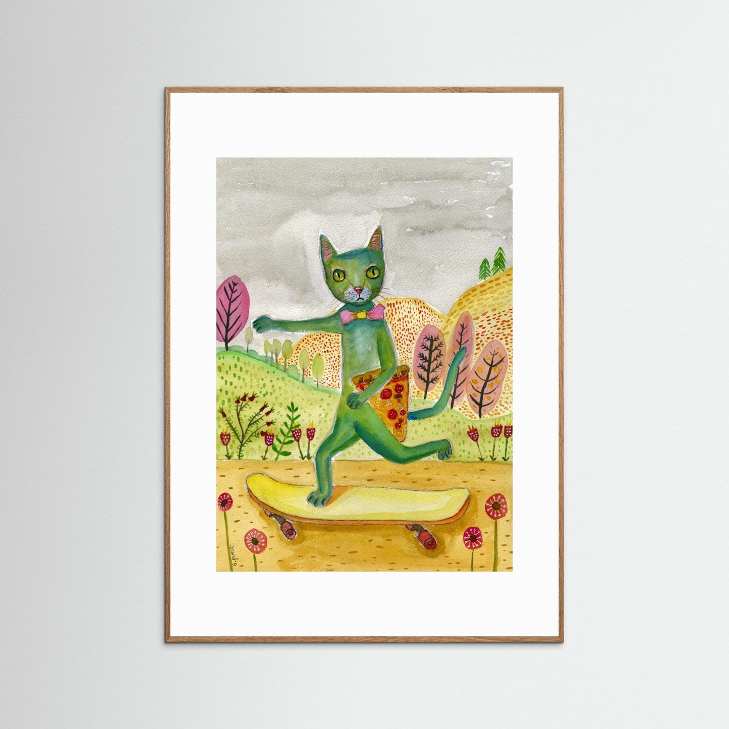Pizza Cat by Sharyn Bursic