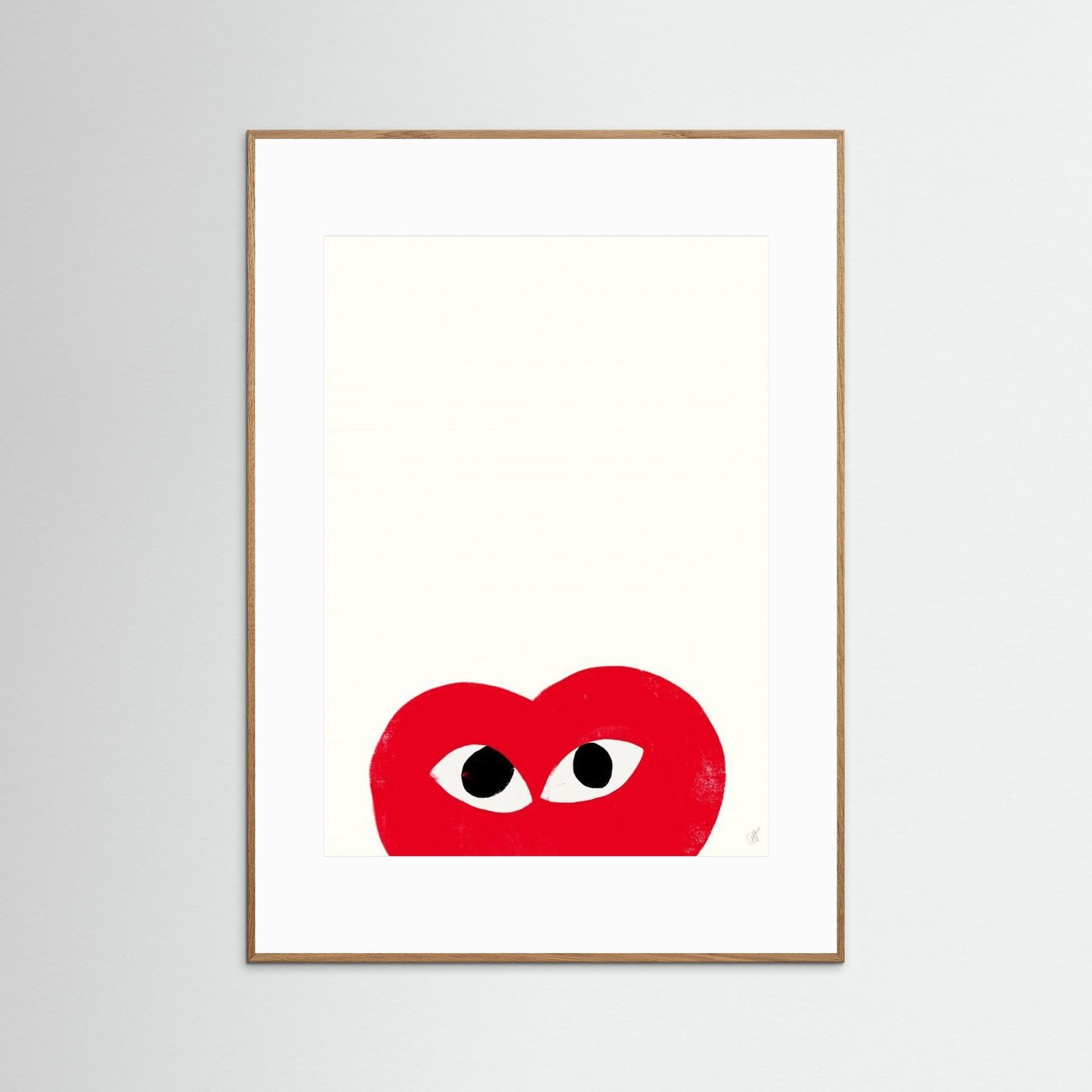Red heart by Anne Marie Volfova