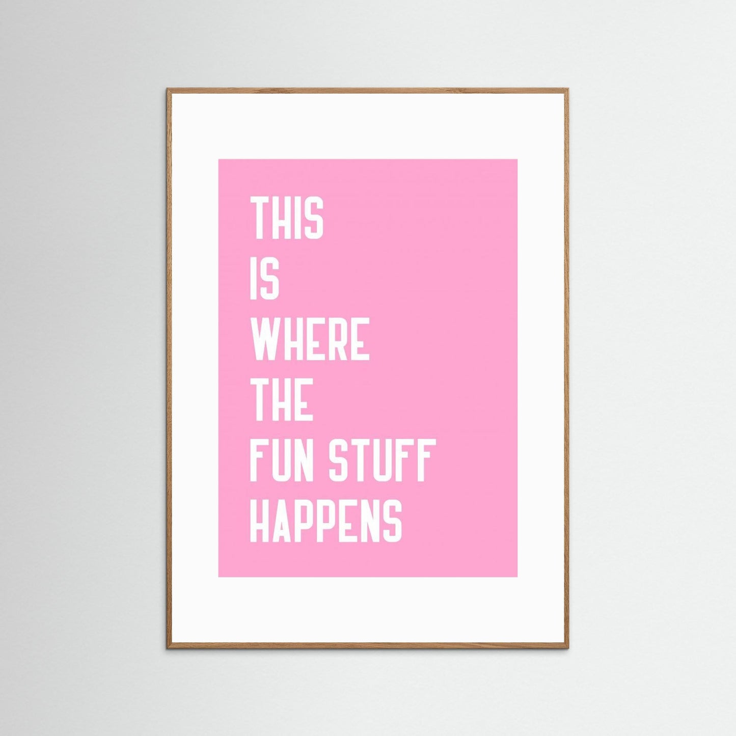 Where the fun stuff happen by Athene Fritsch