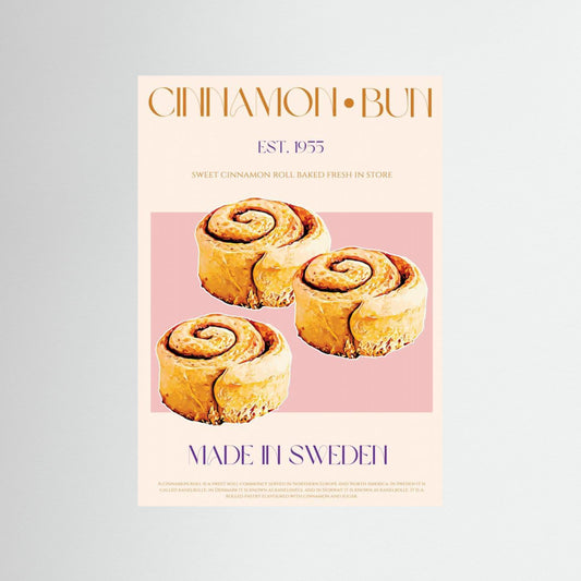 23ratiocinnamonbunprint by Nazma Khokhar