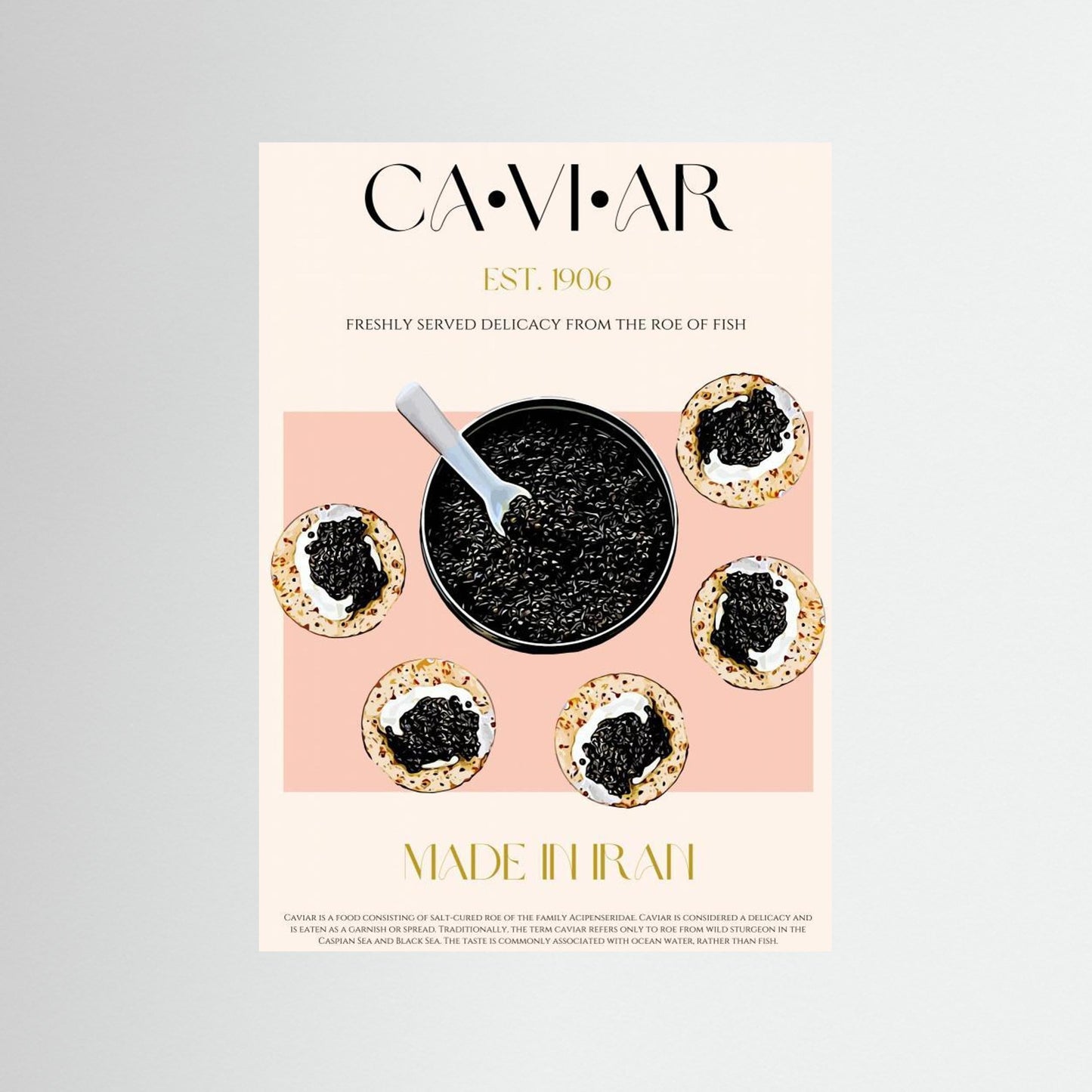 23ratiocaviarprint by Nazma Khokhar