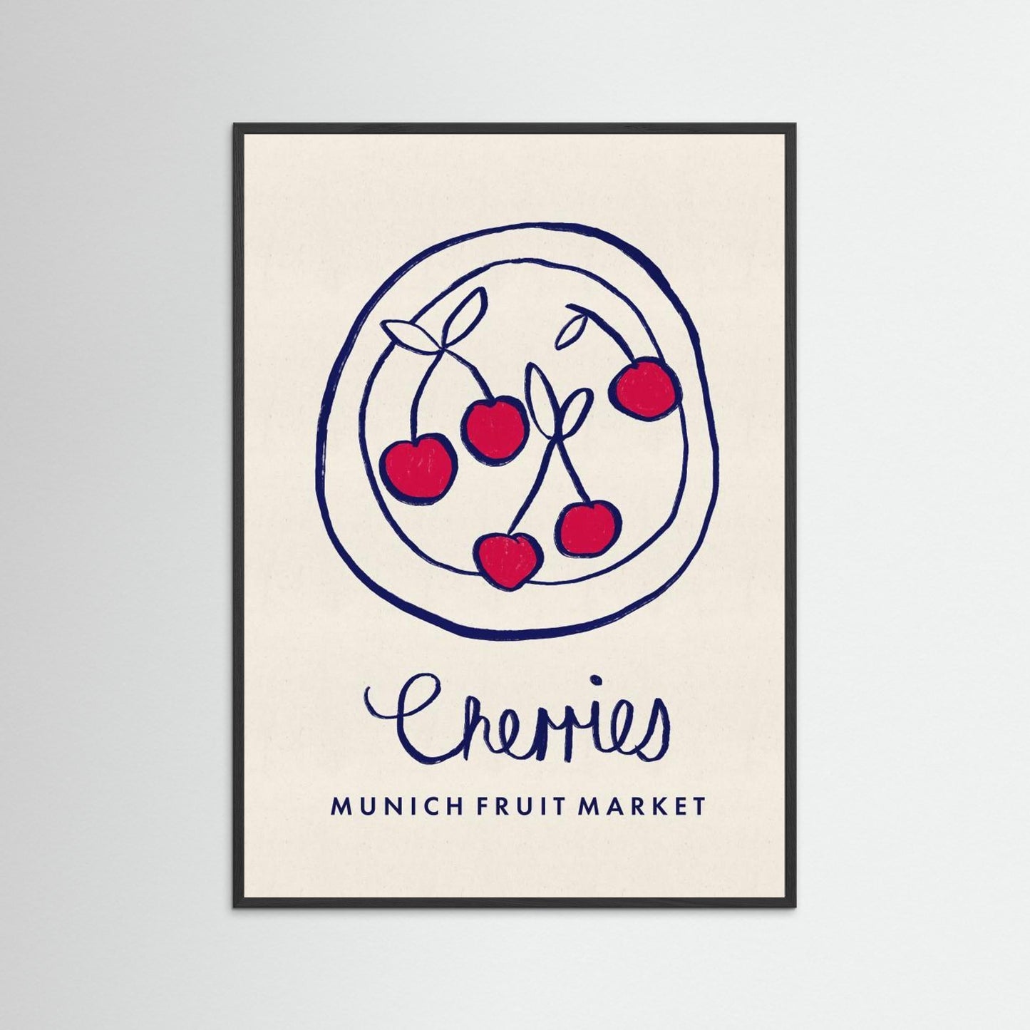 Cherries Munich Food Market Germany by Dirkie Nell