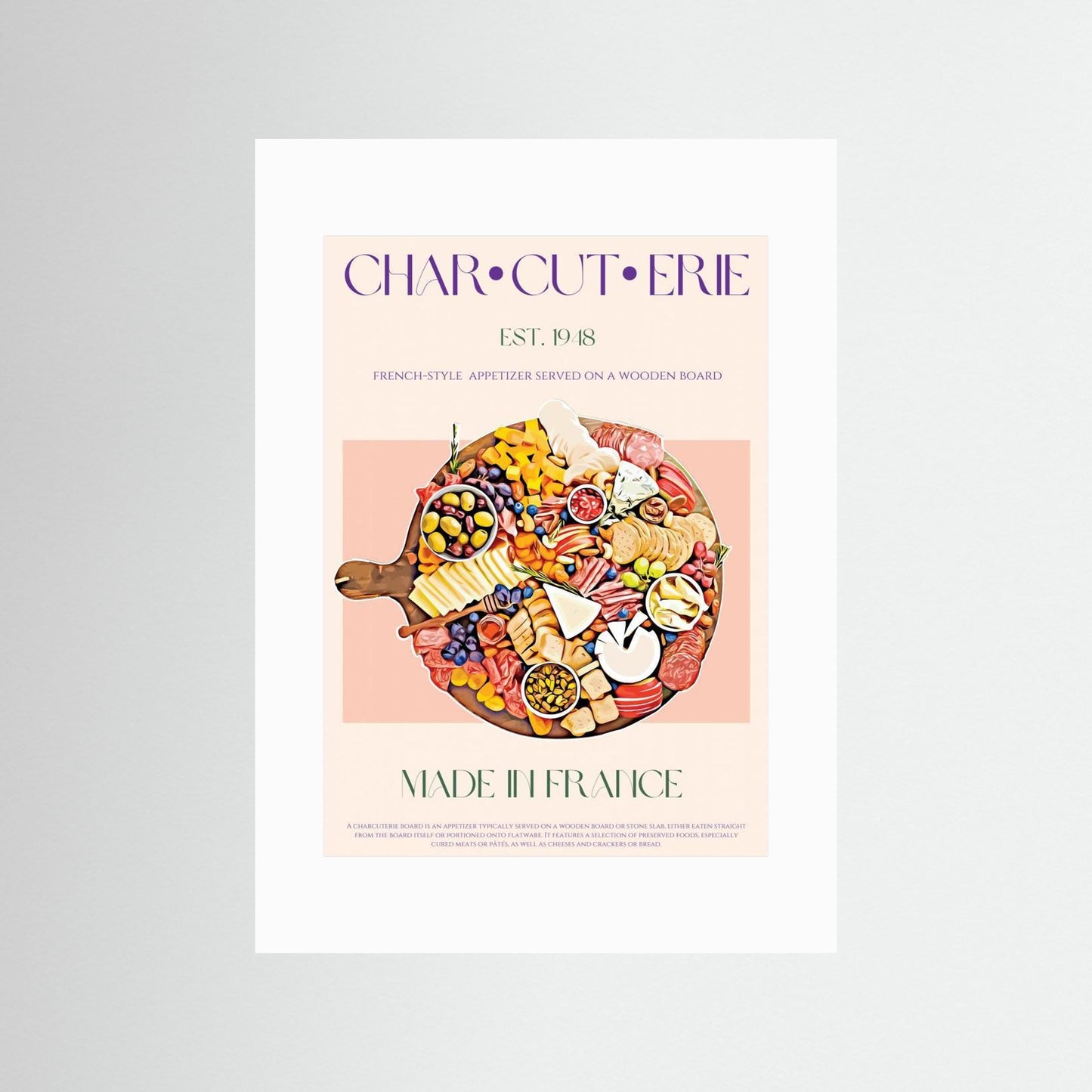 23ratiocharcuterieprint by Nazma Khokhar