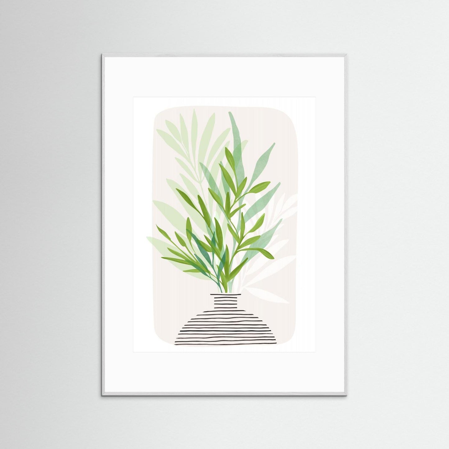 Painted Olive Branch Still Life by Kristian Gallagher