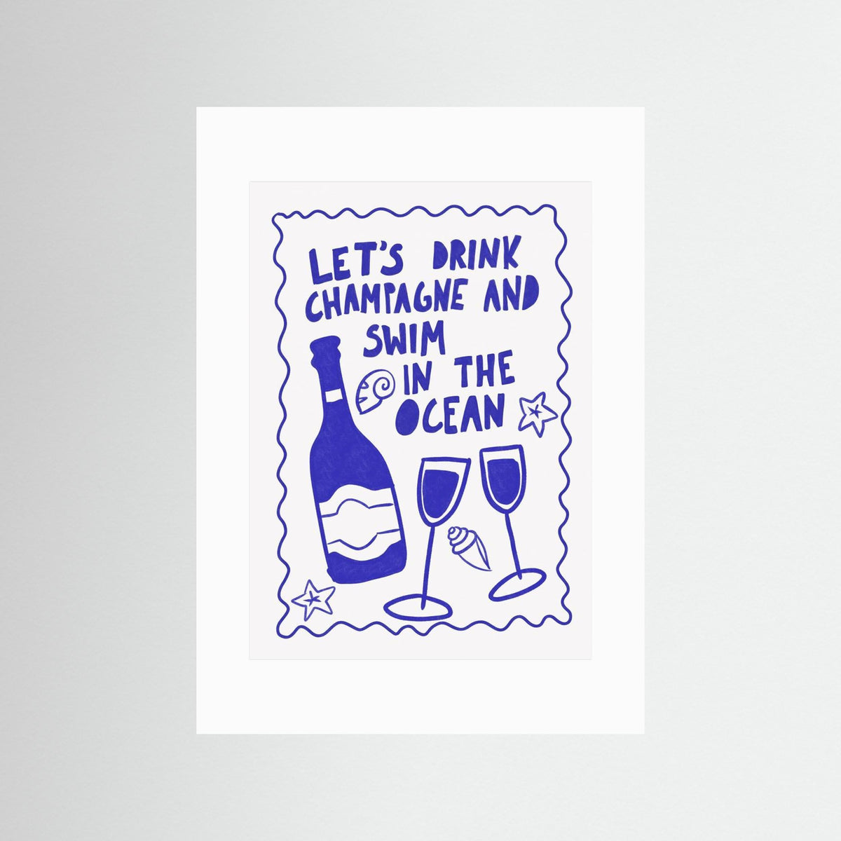 Champagne by the ocean by Athene Fritsch