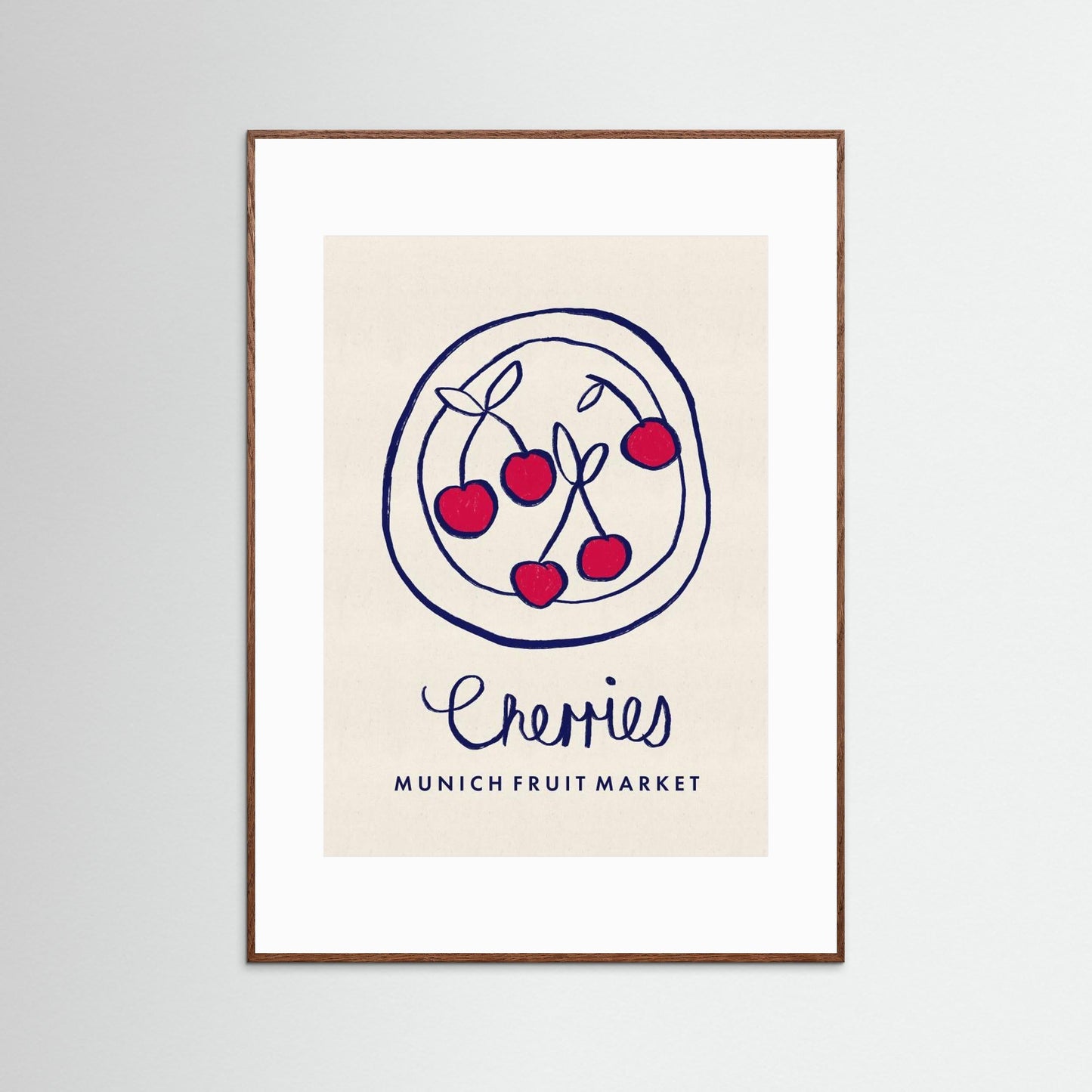 Cherries Munich Food Market Germany by Dirkie Nell