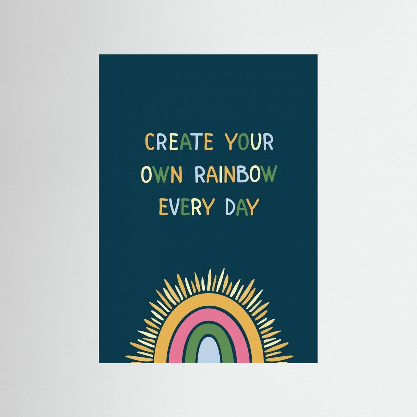 What a Wonderful World - Affirmation Poster 01 by Olena Kovalova