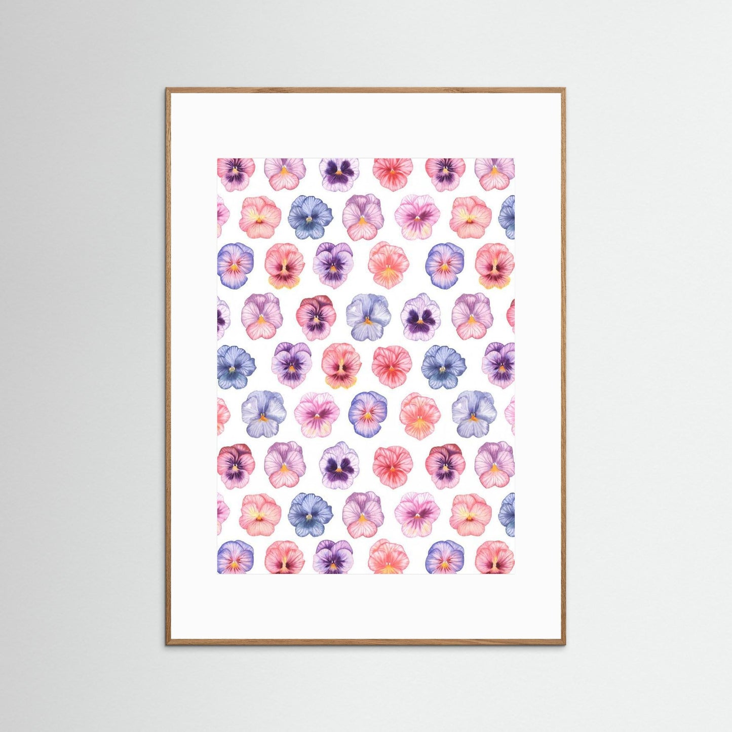 Pansy pattern by Linda Sitniece