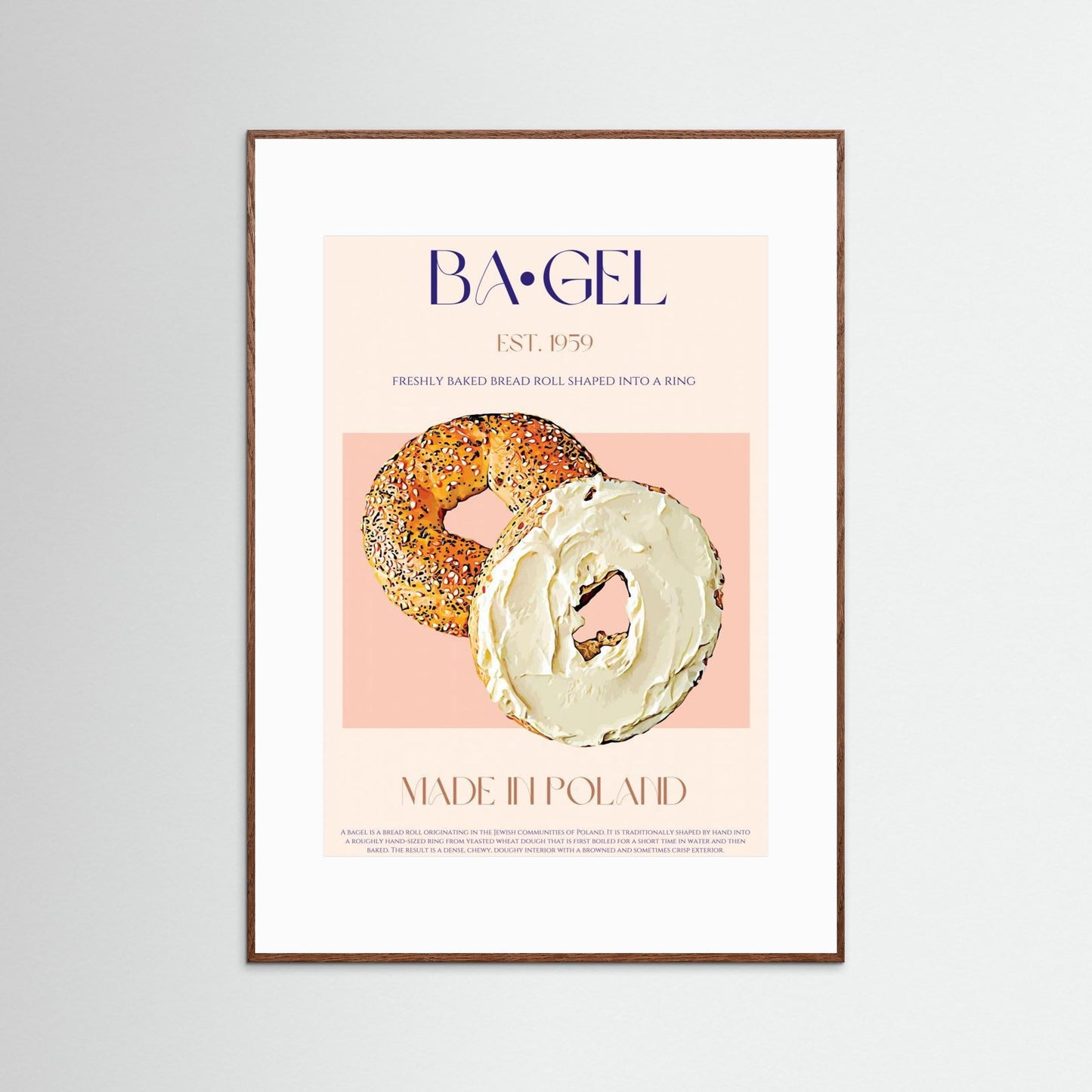 23ratiobagelprint by Nazma Khokhar