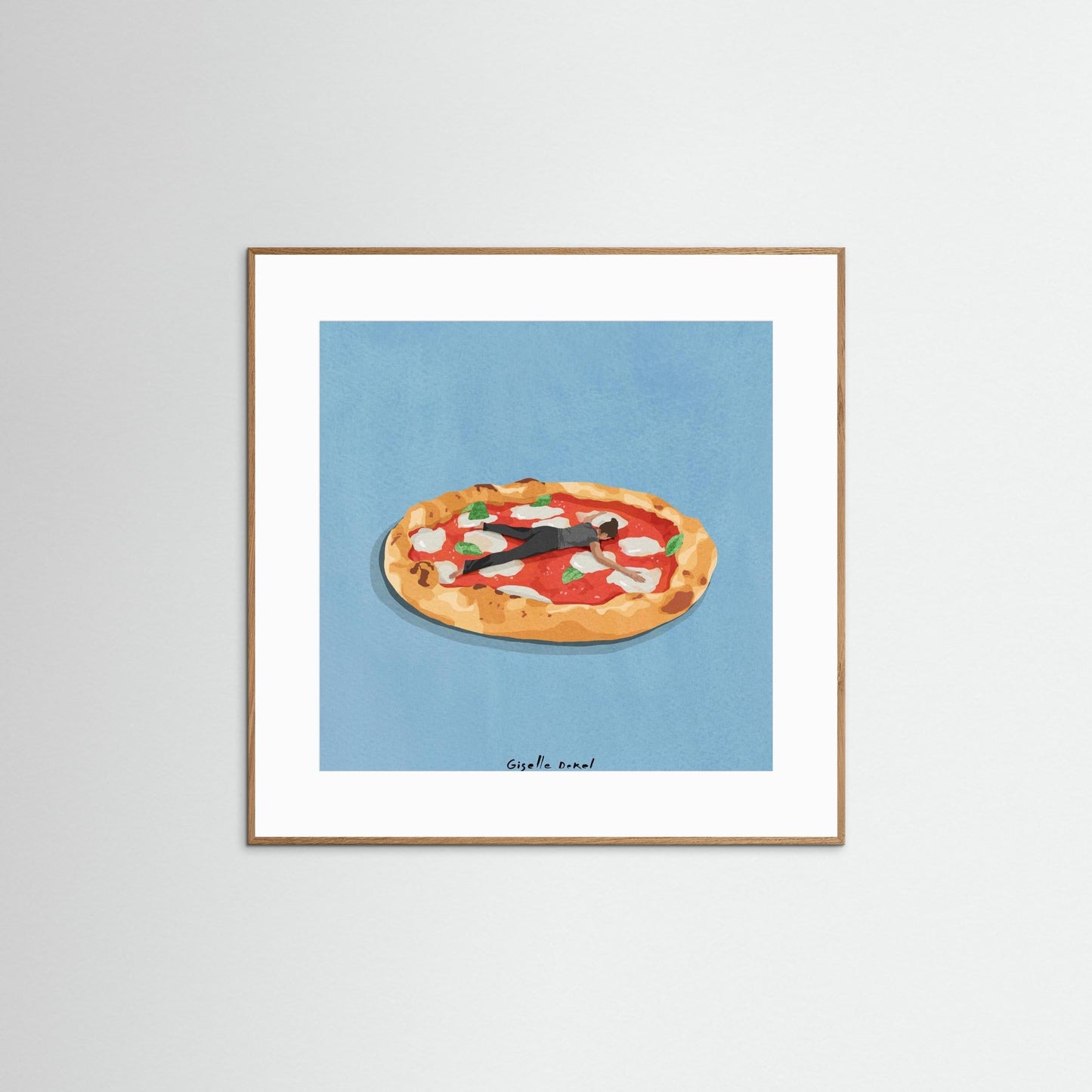 Pizza Girl by Giselle Dekel