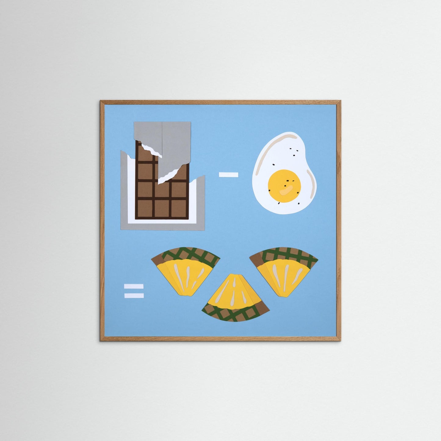 Food Math: Chocolate - Egg = Pineapple by Rankin Willard