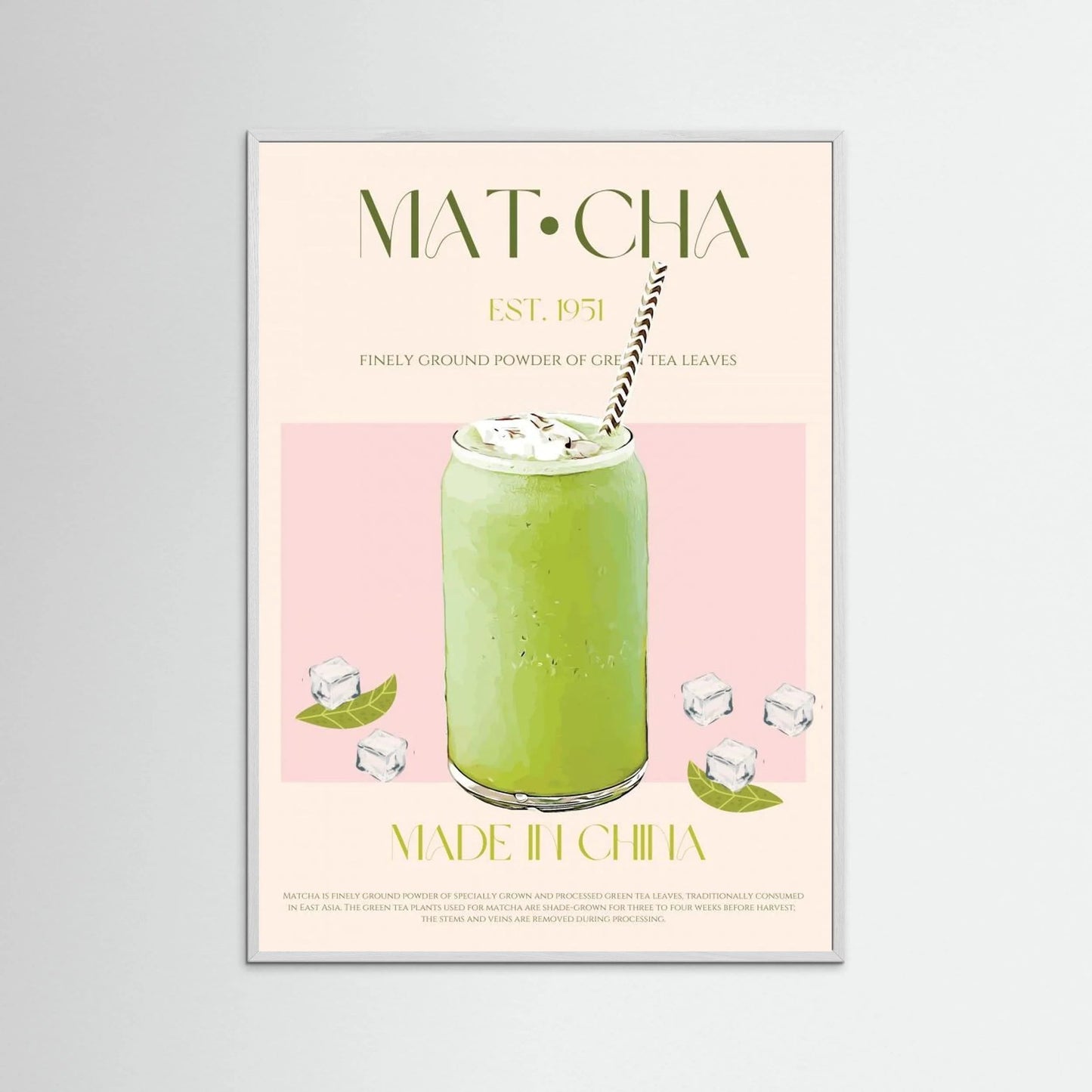 Chilled Matcha Drink by Nazma Khokhar