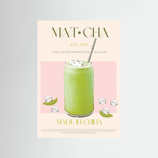 Chilled Matcha Drink by Nazma Khokhar