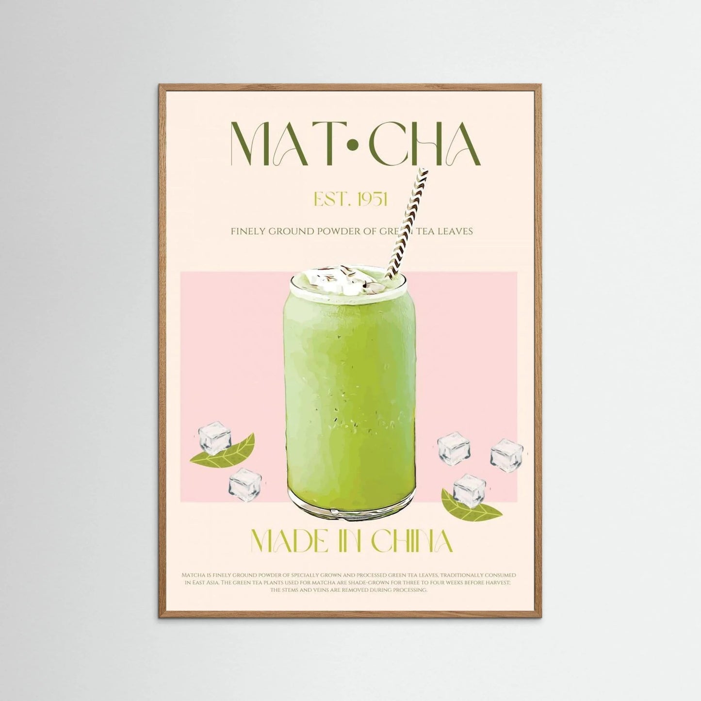 Chilled Matcha Drink by Nazma Khokhar