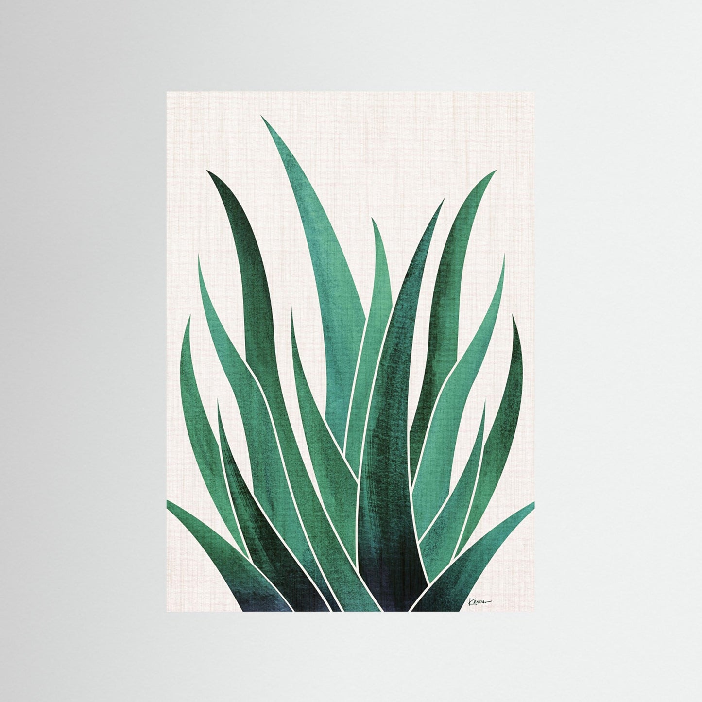 Desert Agave Cactus by Kristian Gallagher