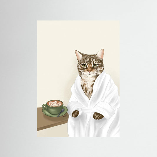 Coffee Cat by Tara Royle