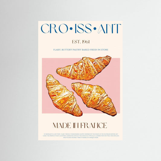 Croissant Print by Nazma Khokhar