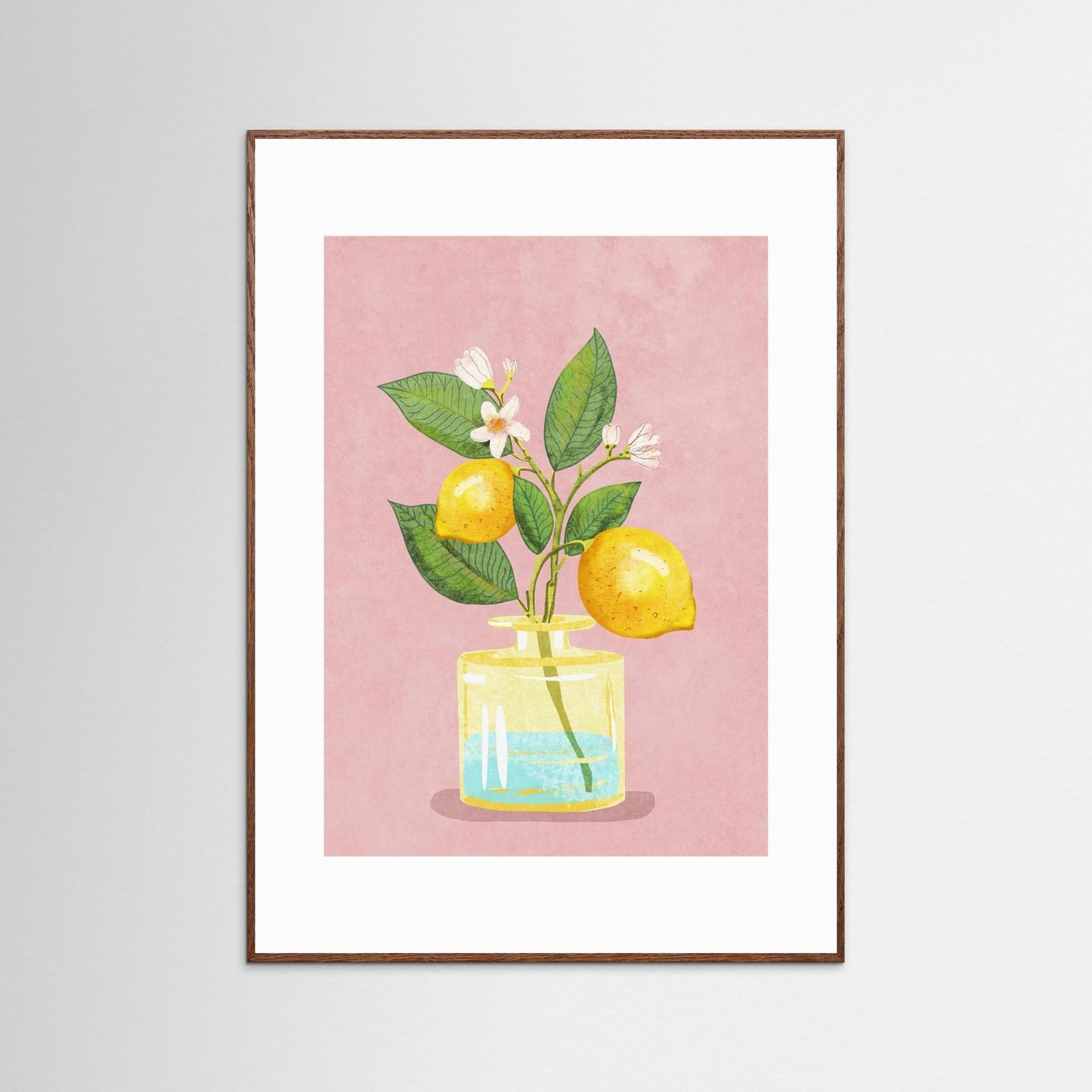Lemon Bunch In Vase by Raissa Oltmanns