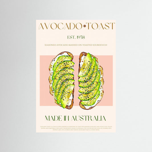 23ratioavocadotoastprint by Nazma Khokhar