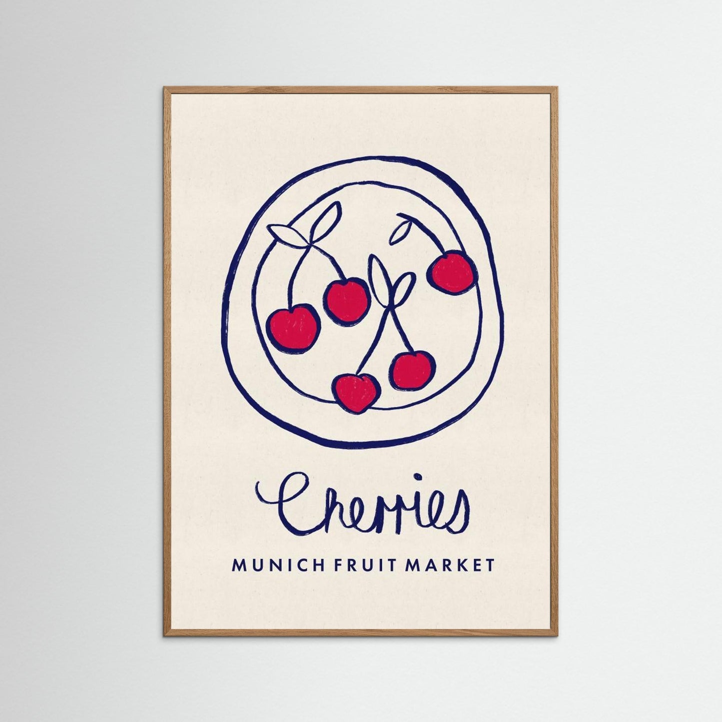 Cherries Munich Food Market Germany by Dirkie Nell