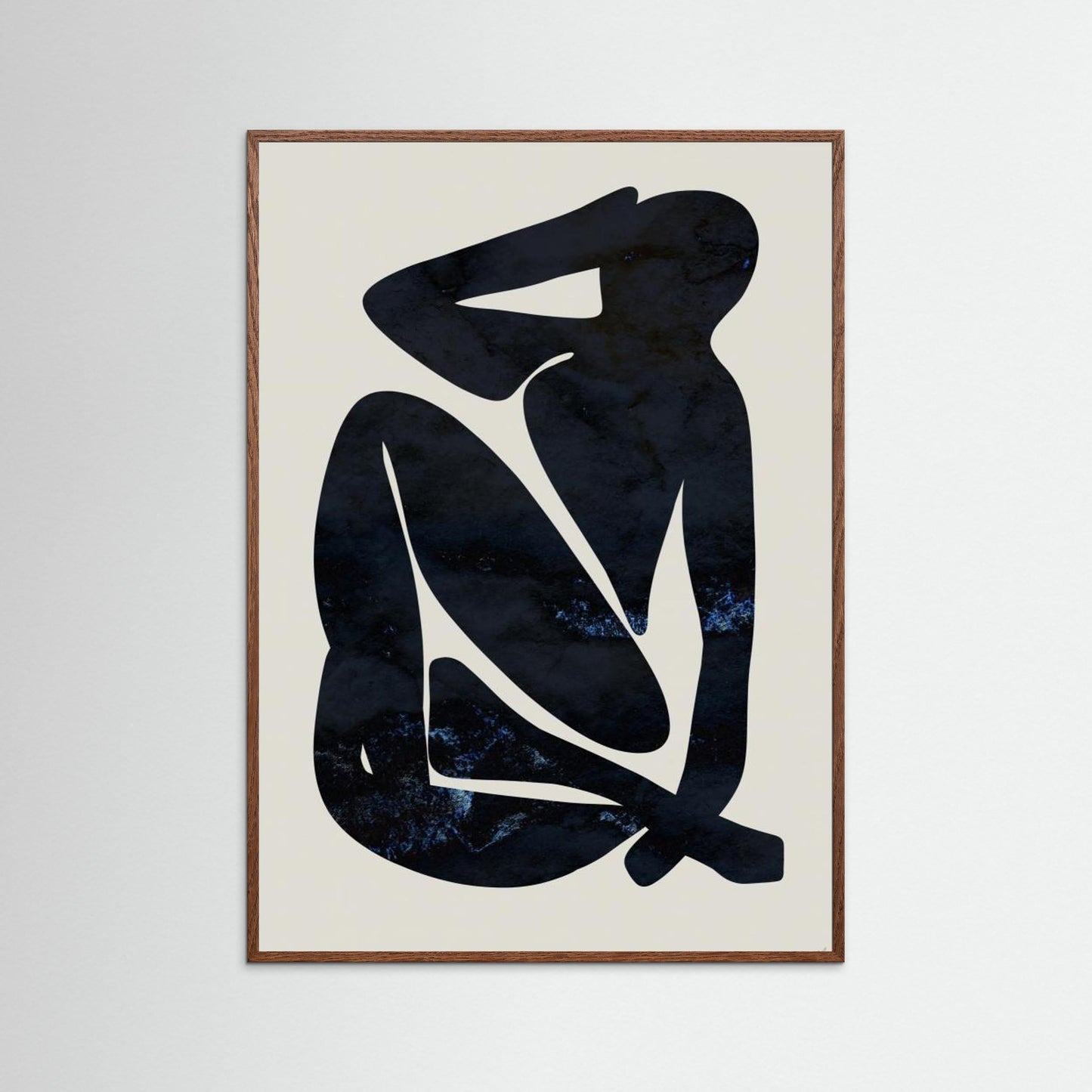 Dark Blue Woman by Anne Marie Volfova