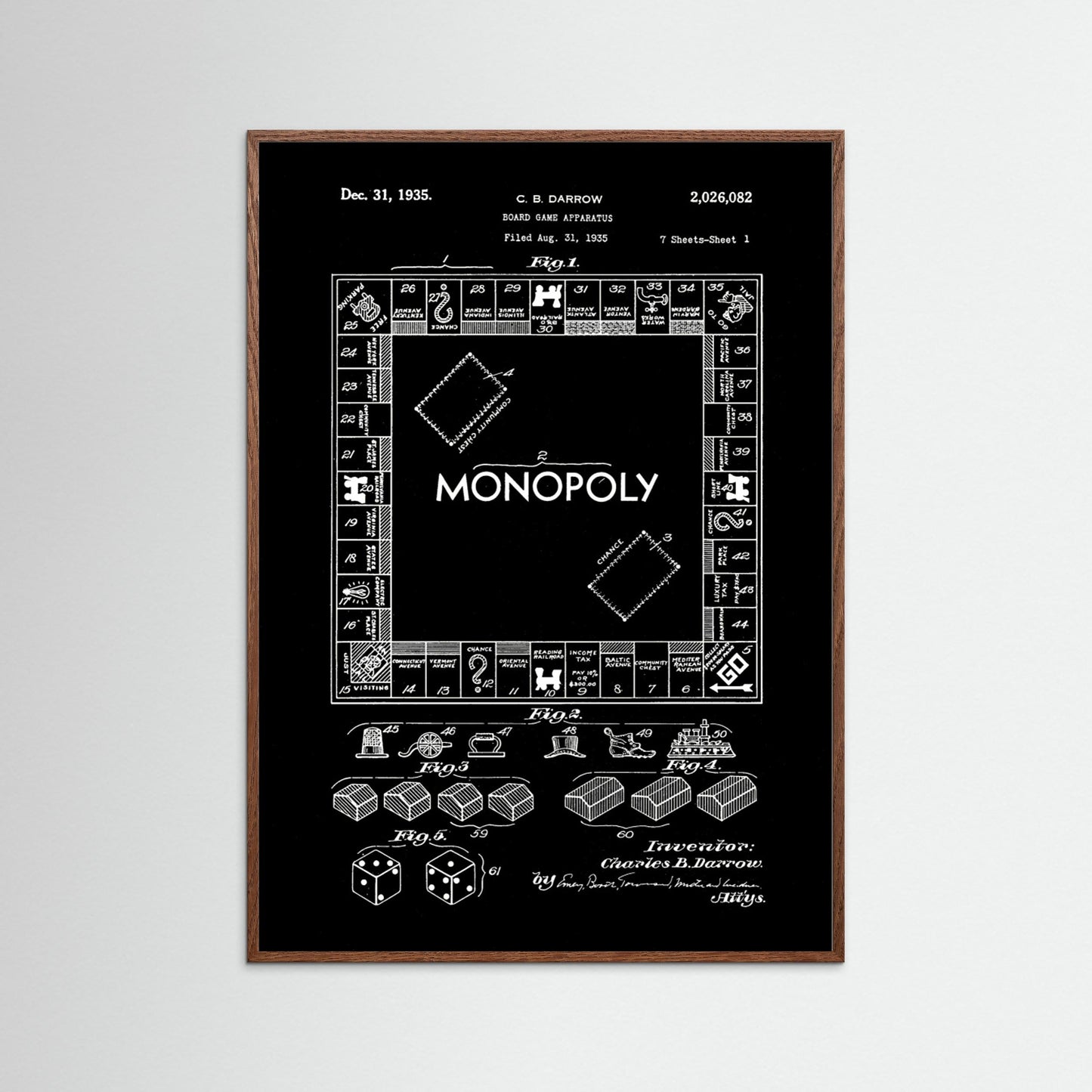 Board Game Patent 1935 by Andreas Magnusson