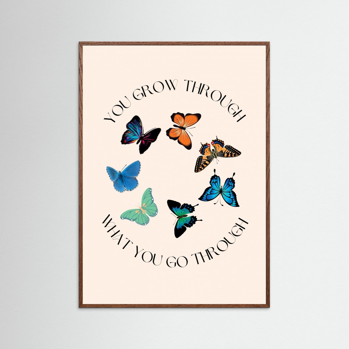 Butterfly Print by Nazma Khokhar