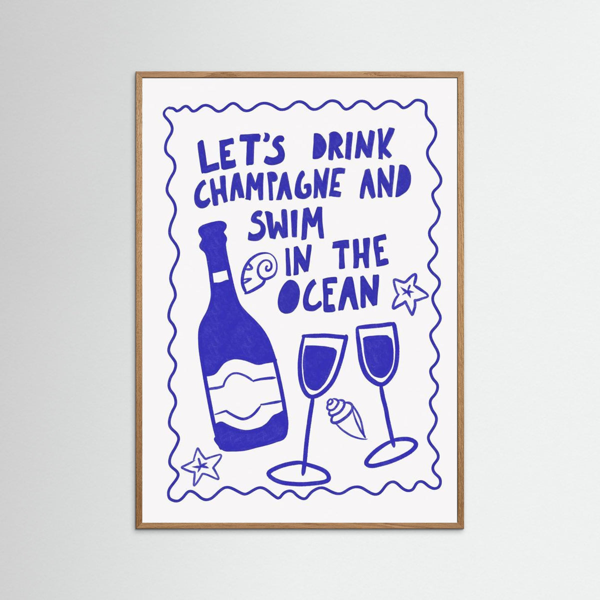 Champagne by the ocean by Athene Fritsch