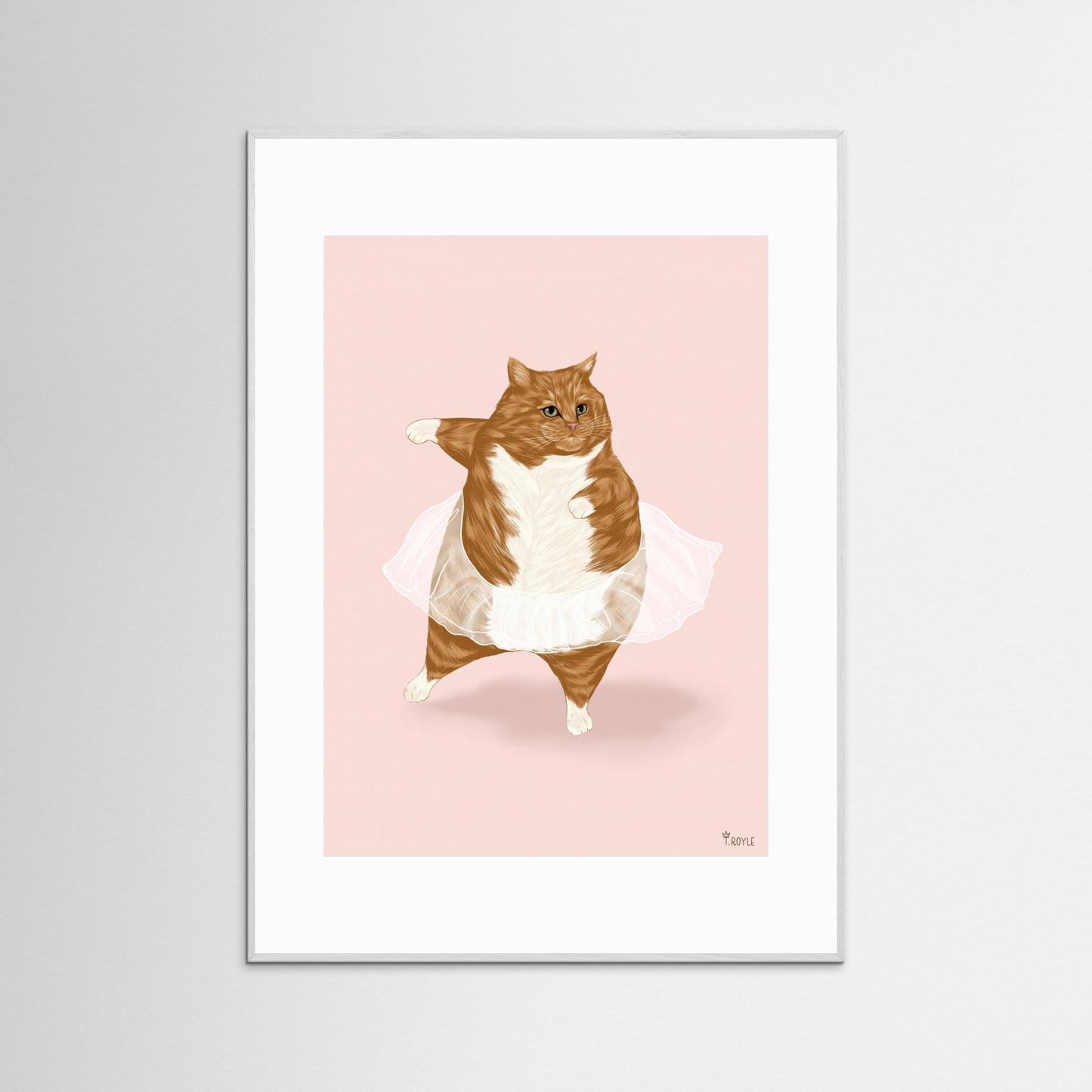 Ballet Cat - 'I can do anything I dream of' by Tara Royle