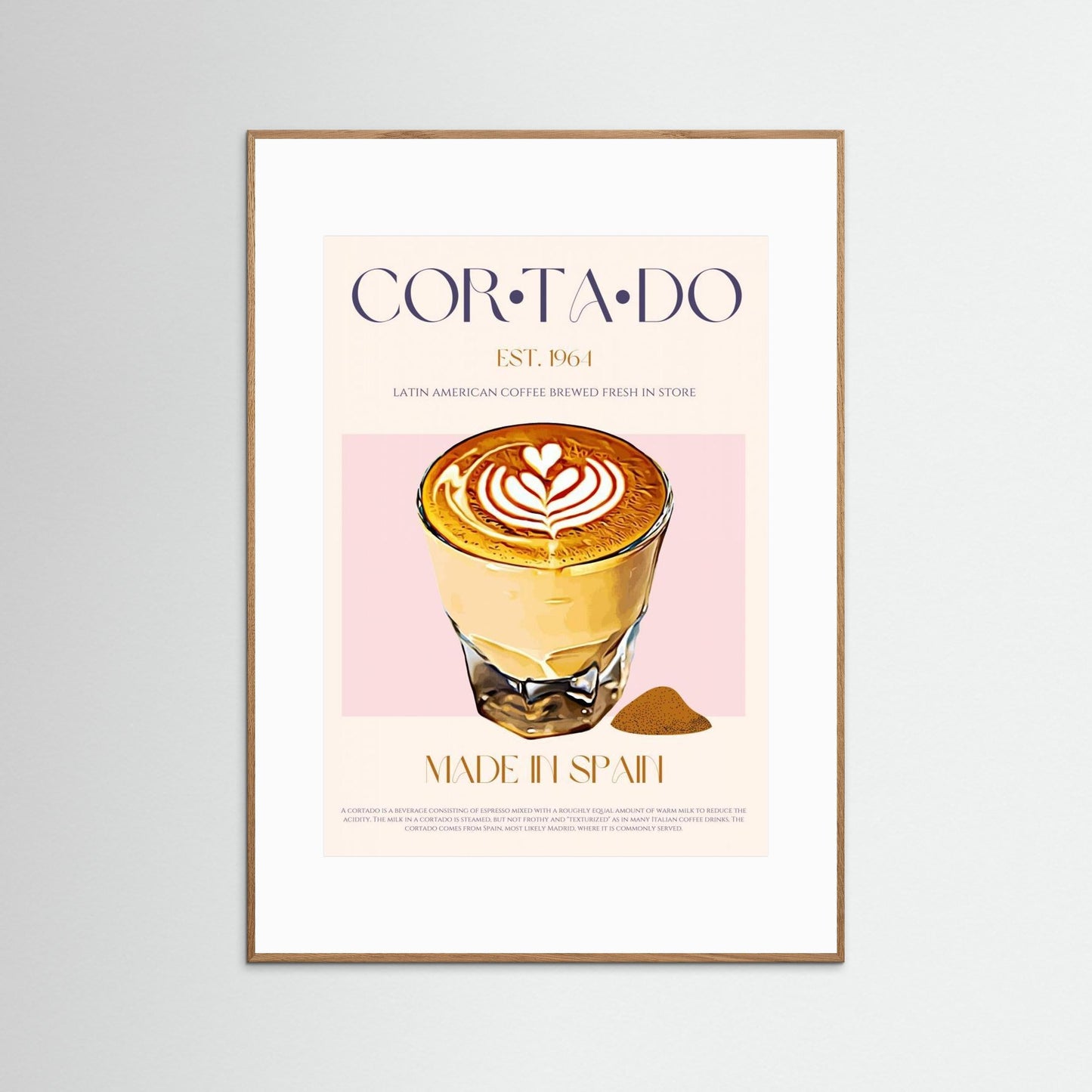 Cortado Coffee by Nazma Khokhar
