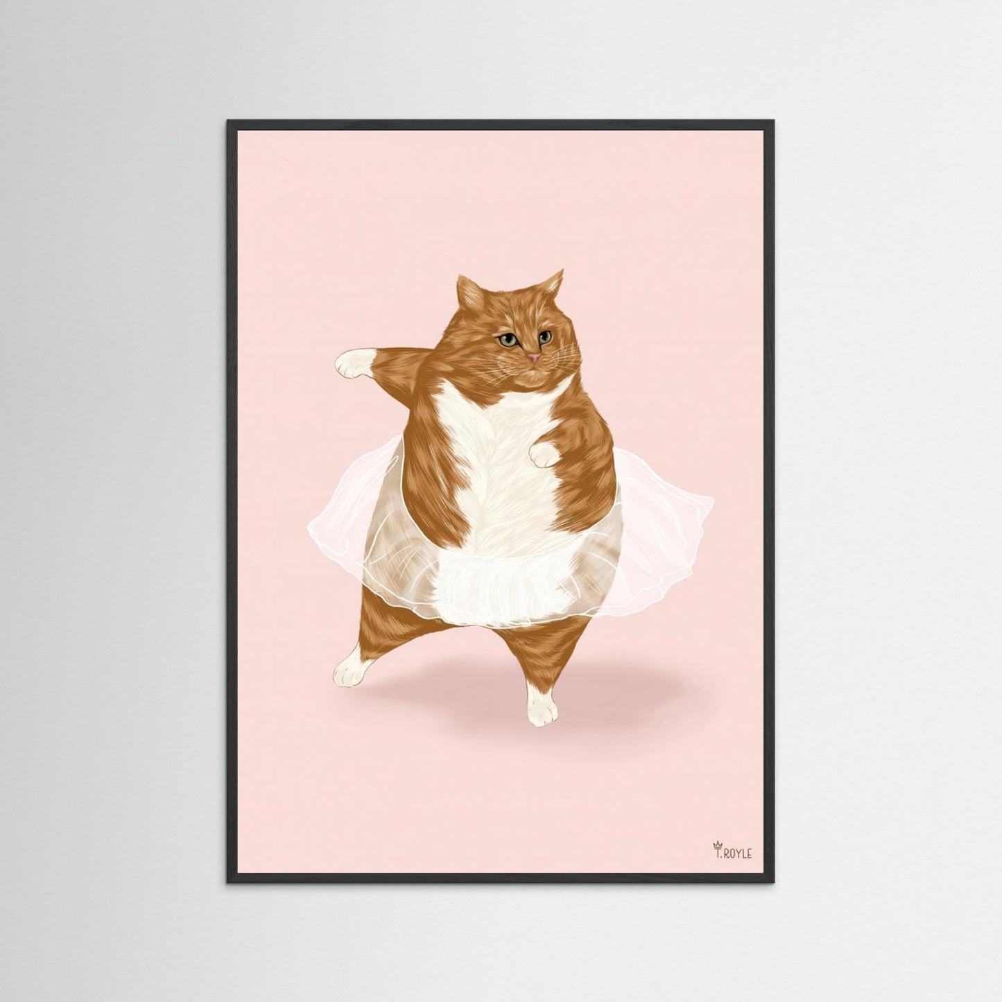 Ballet Cat - 'I can do anything I dream of' by Tara Royle
