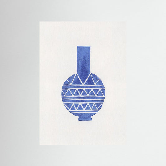 Linocut Vase #8 by Alisa Galitsyna