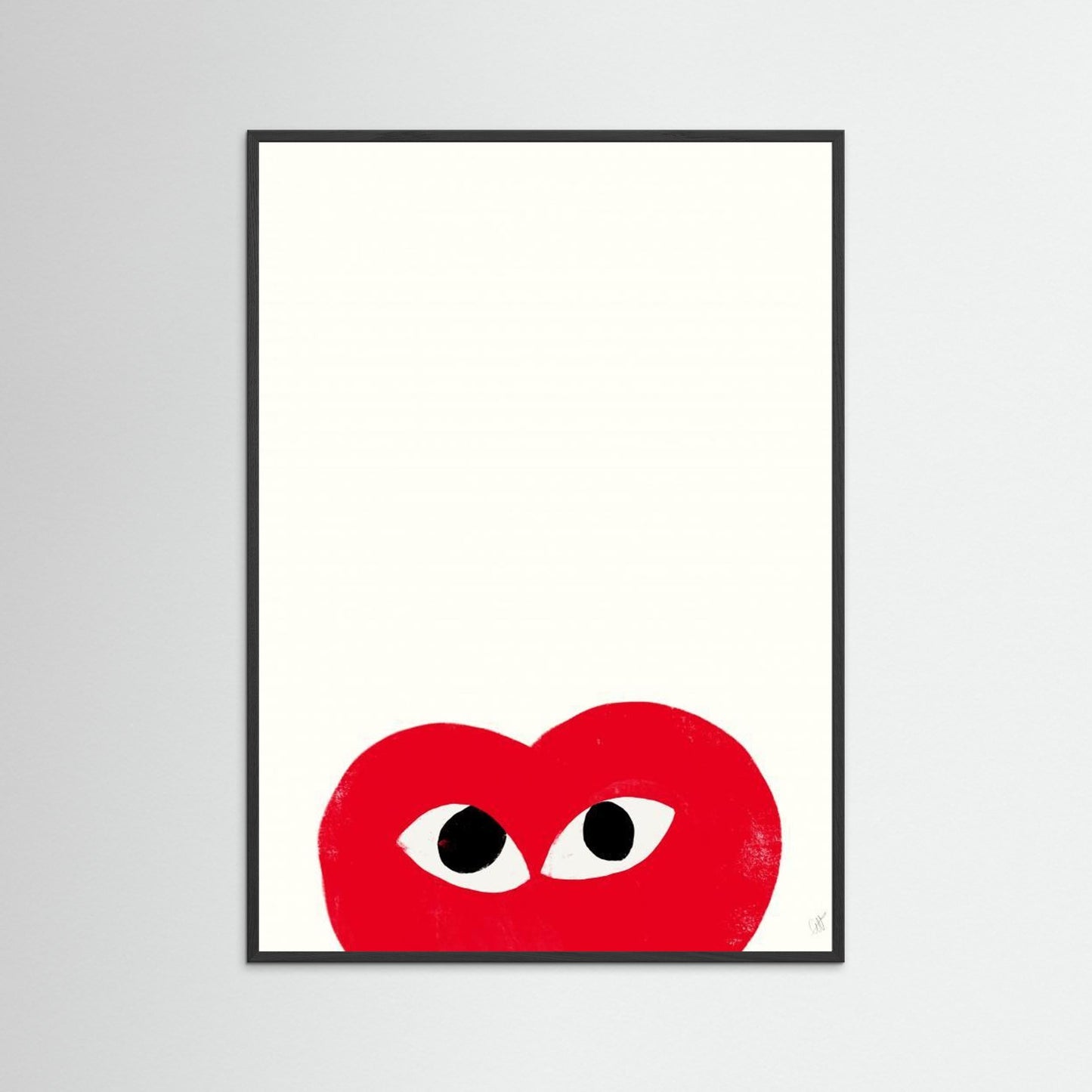 Red heart by Anne Marie Volfova