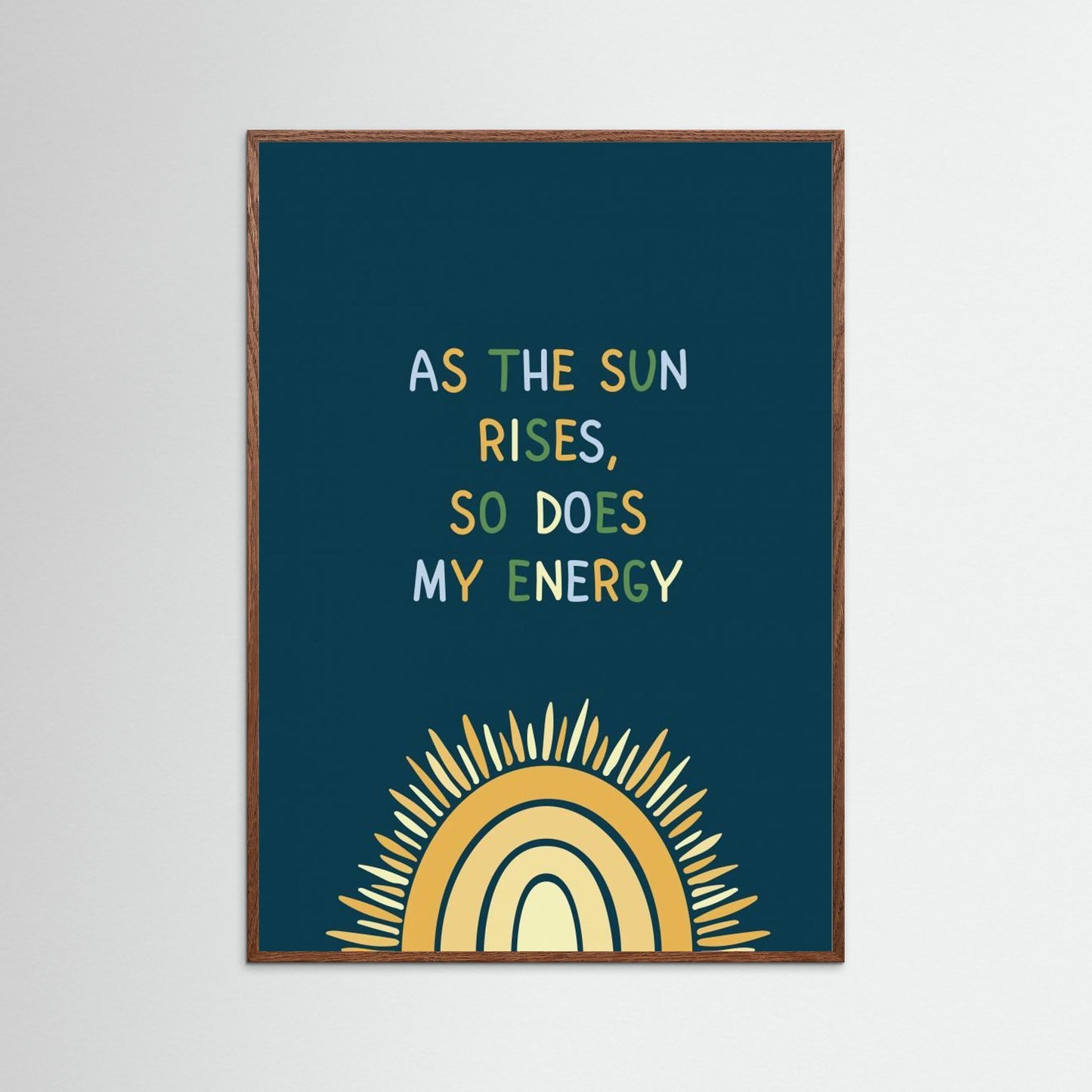 What a Wonderful World - Affirmation Poster 03 by Olena Kovalova