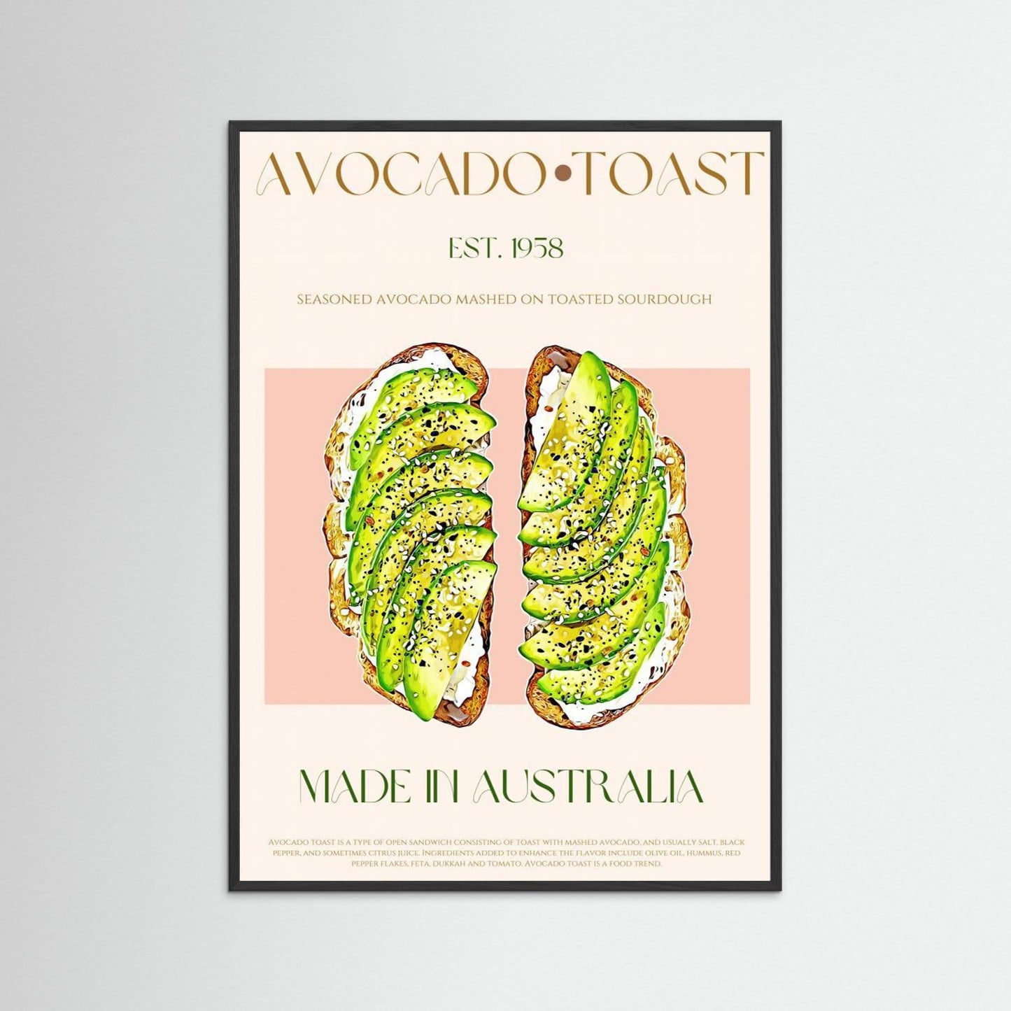 23ratioavocadotoastprint by Nazma Khokhar
