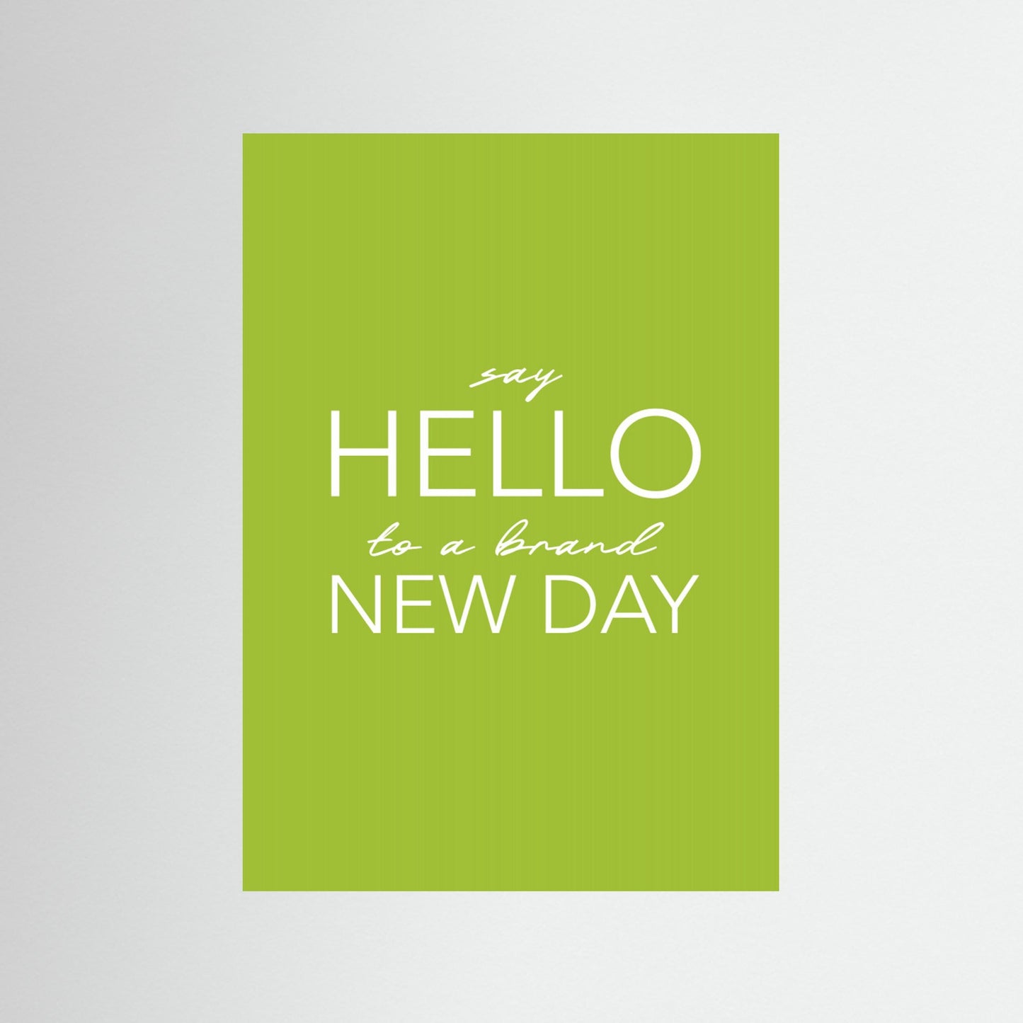Say Hello To a Brand New Day by Andreas Magnusson