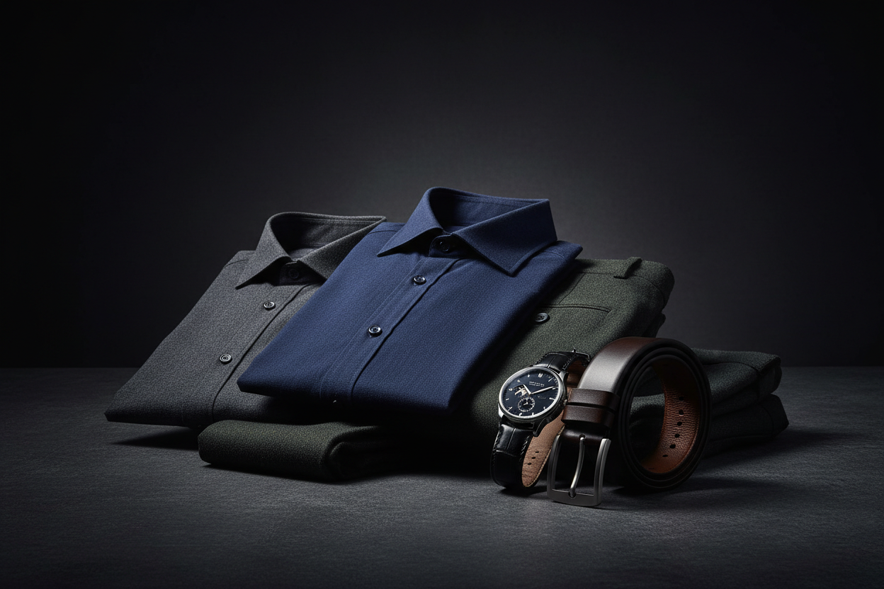 Men's clothing realistic