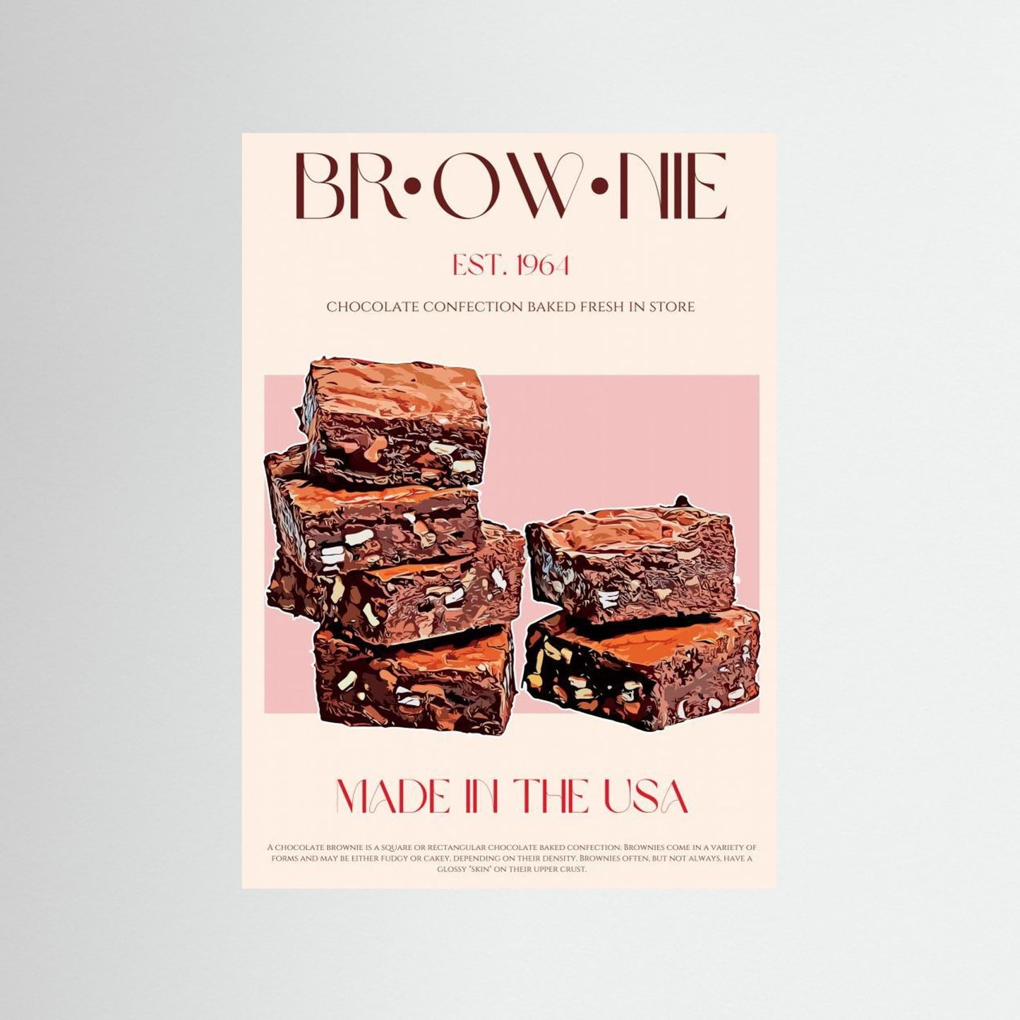 23ratiobrownieprint by Nazma Khokhar