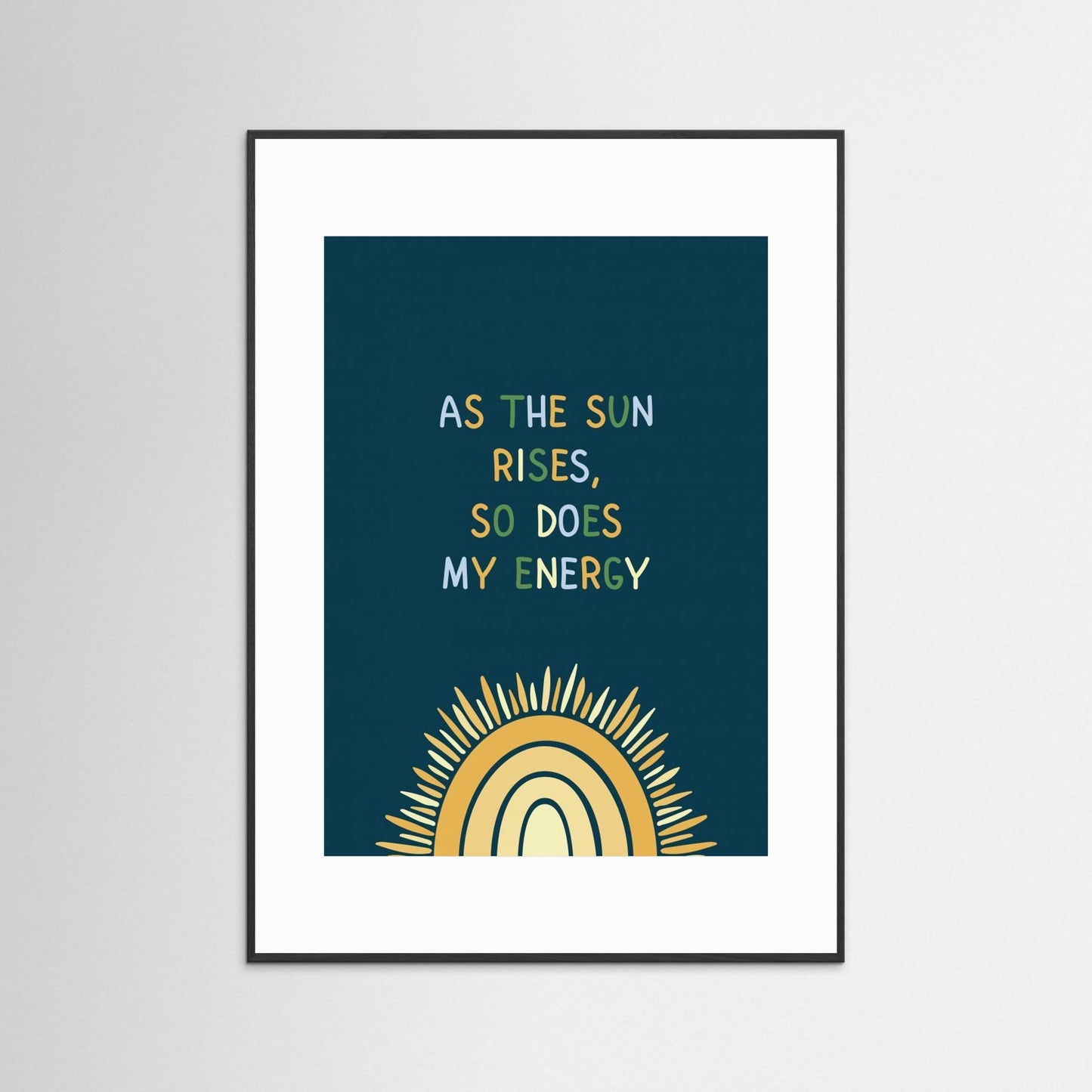 What a Wonderful World - Affirmation Poster 03 by Olena Kovalova