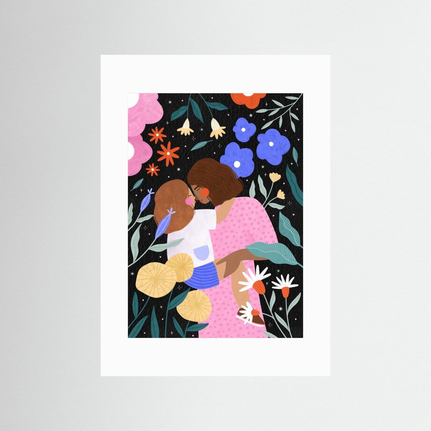 Mum and Daughter In Bloom by Bea Müller