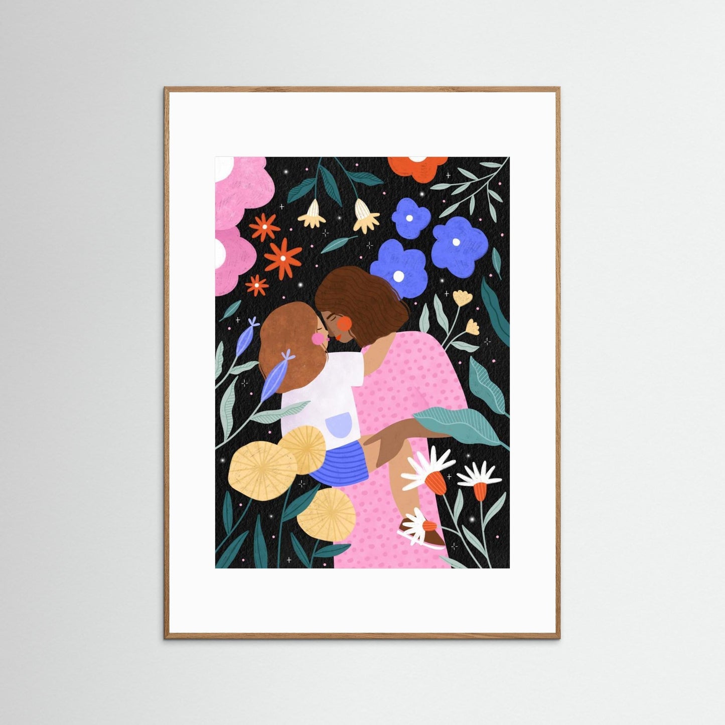Mum and Daughter In Bloom by Bea Müller