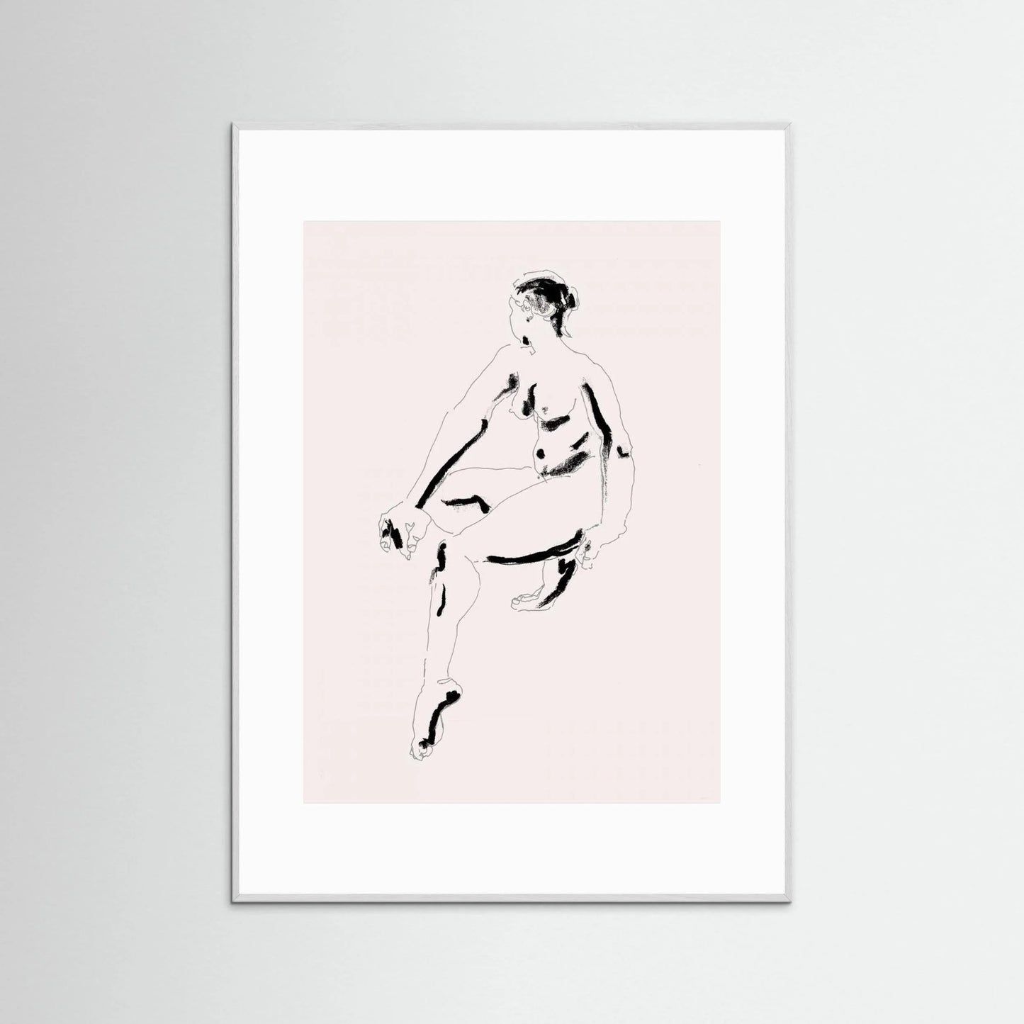 Naked Woman Black and White by Francesco Gulina