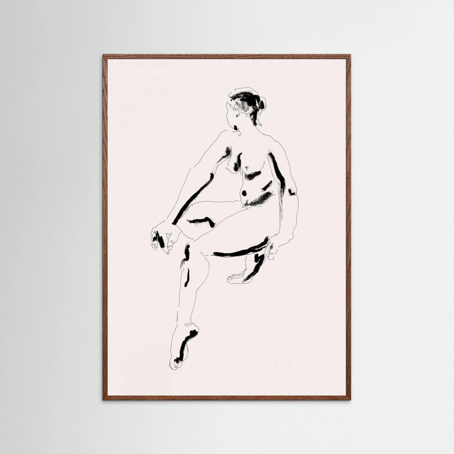 Naked Woman Black and White by Francesco Gulina