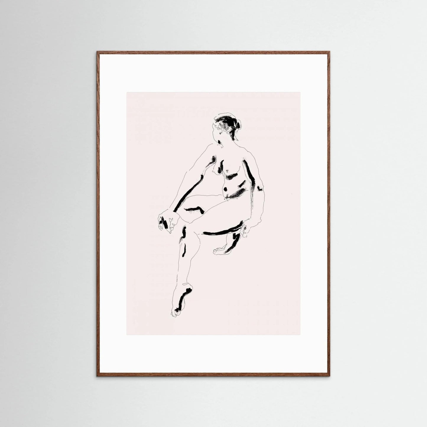Naked Woman Black and White by Francesco Gulina
