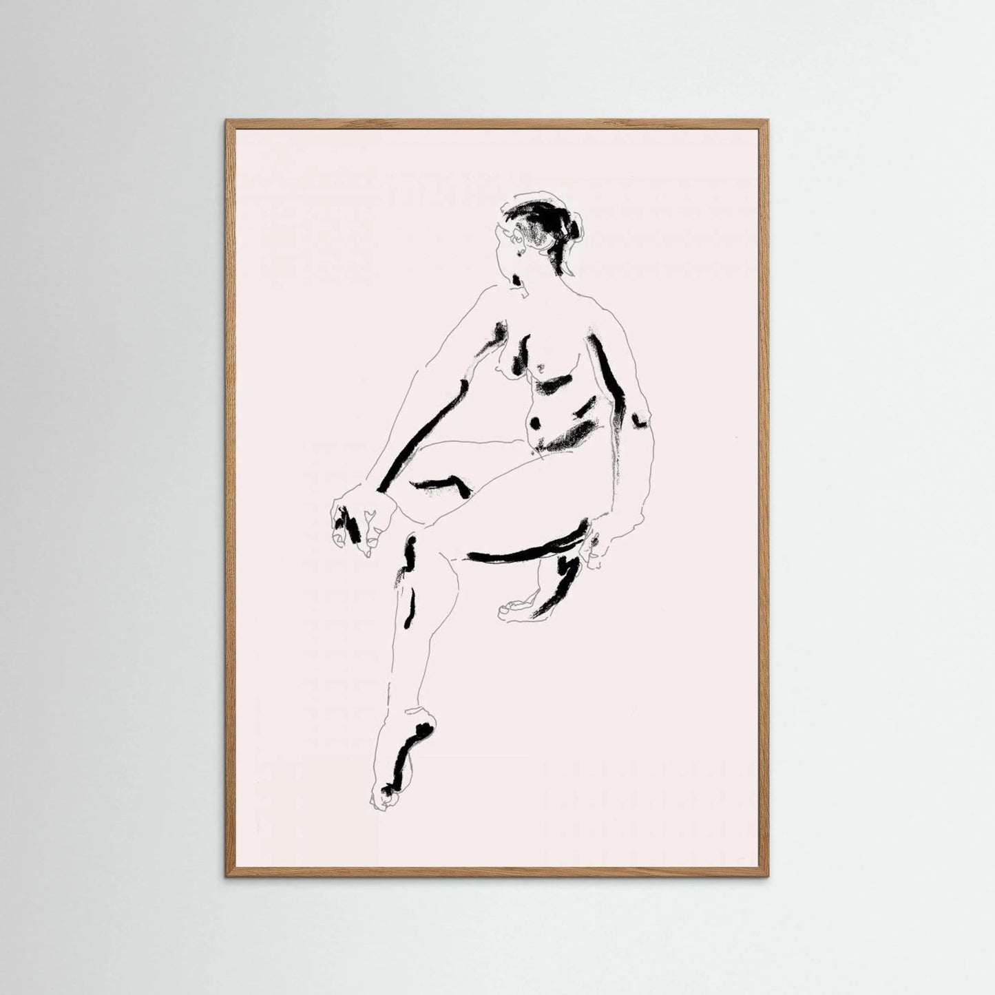 Naked Woman Black and White by Francesco Gulina