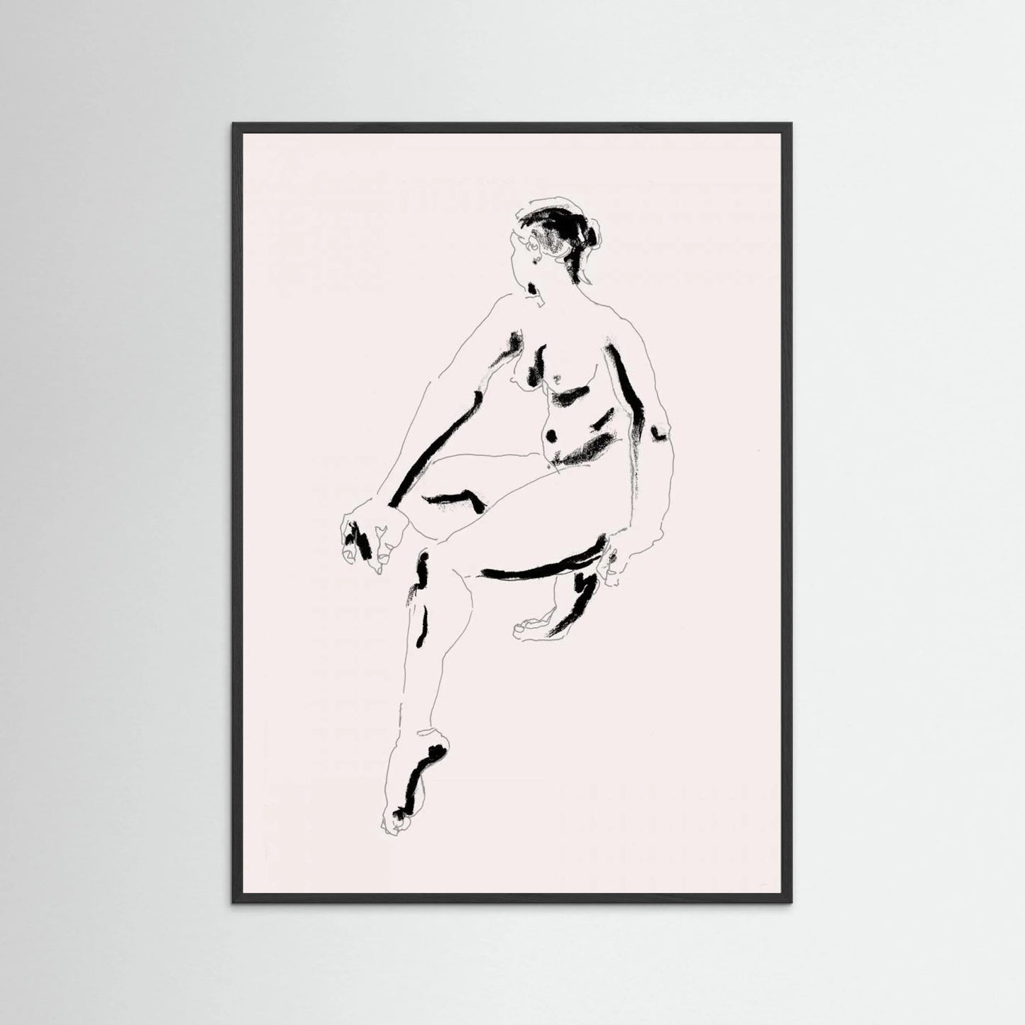 Naked Woman Black and White by Francesco Gulina
