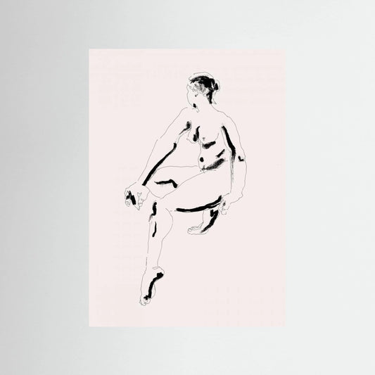 Naked Woman Black and White by Francesco Gulina